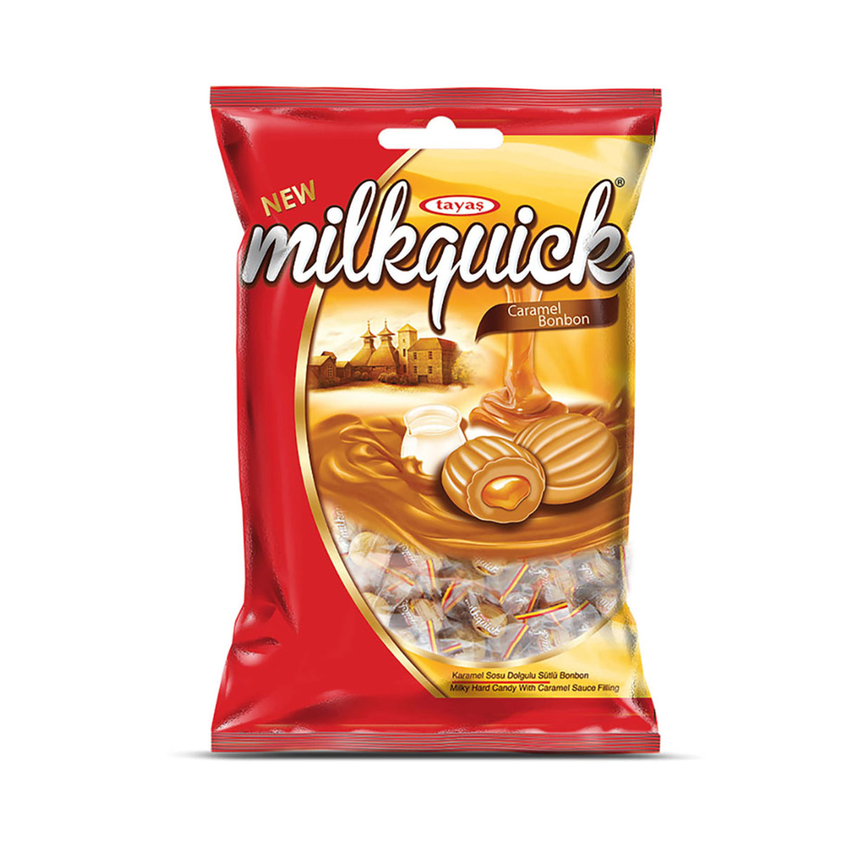 Tayaş Milkquick Caramel Filled Hard Candy 350g