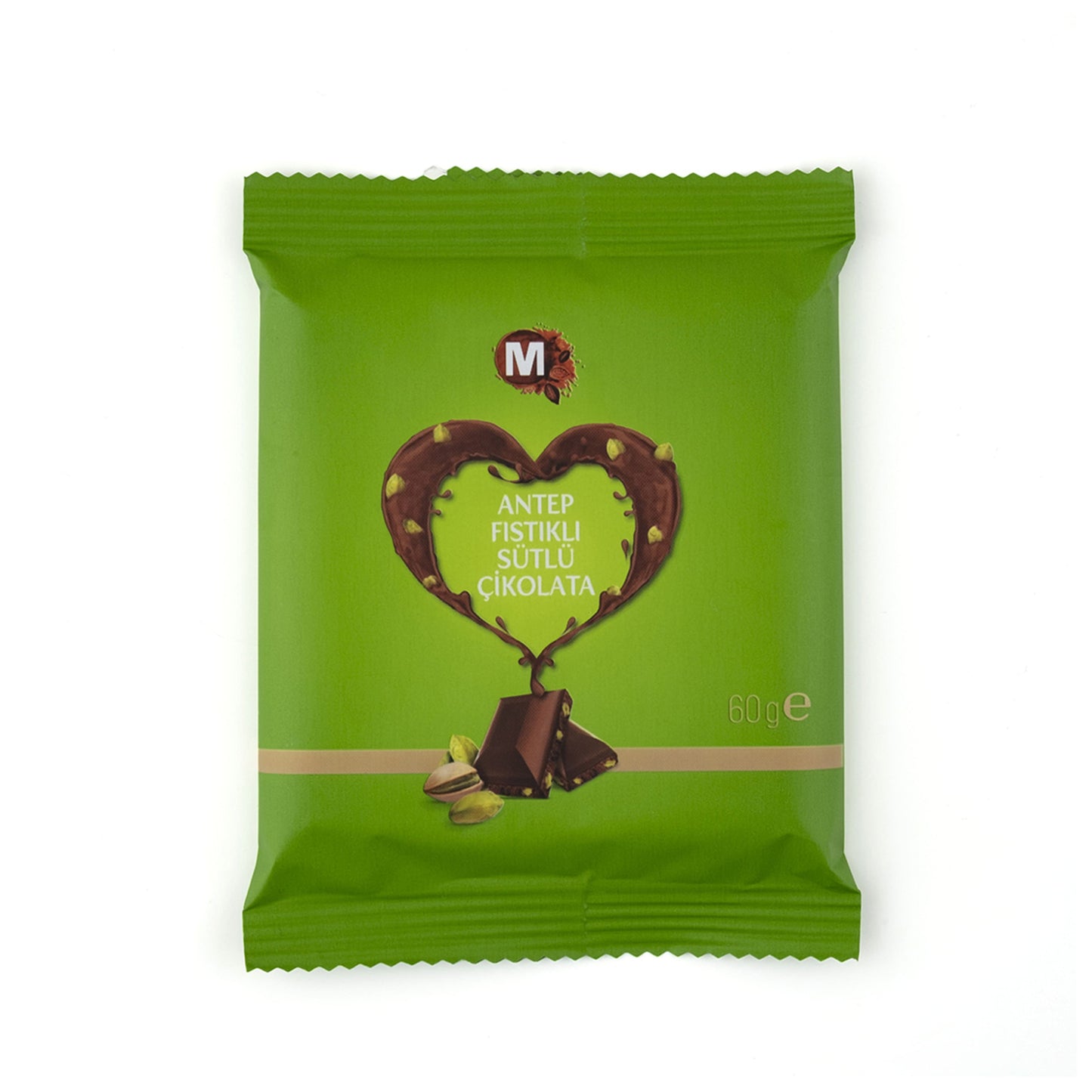 Migros Milk Chocolate with Pistachios 60g