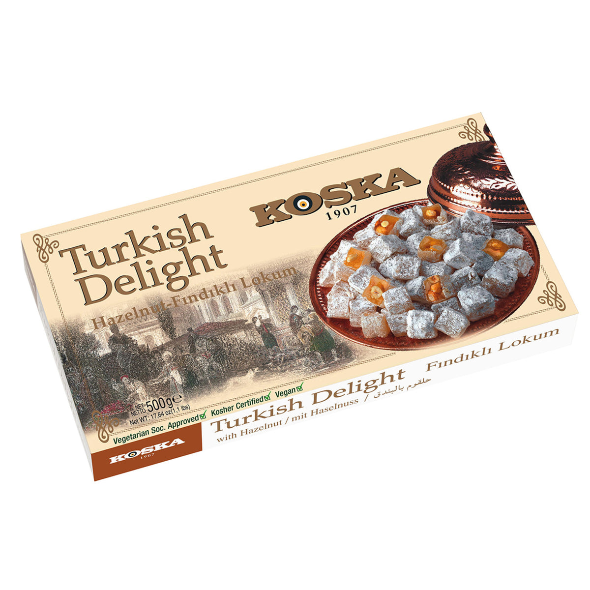 Koska Hazelnut Delight (Fındıklı Lokum) 500g
