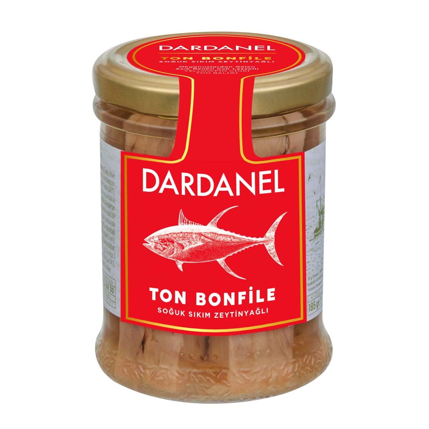 Dardanel Soğuk Sıkım Zeytinyağlı Ton Bonfile 185 G