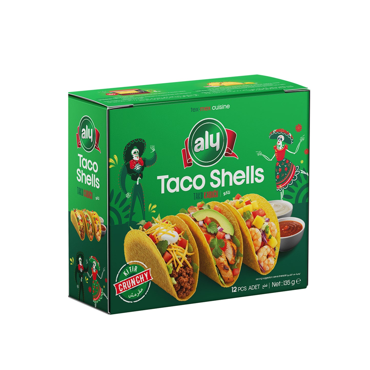 Aly Taco Shells 135 G