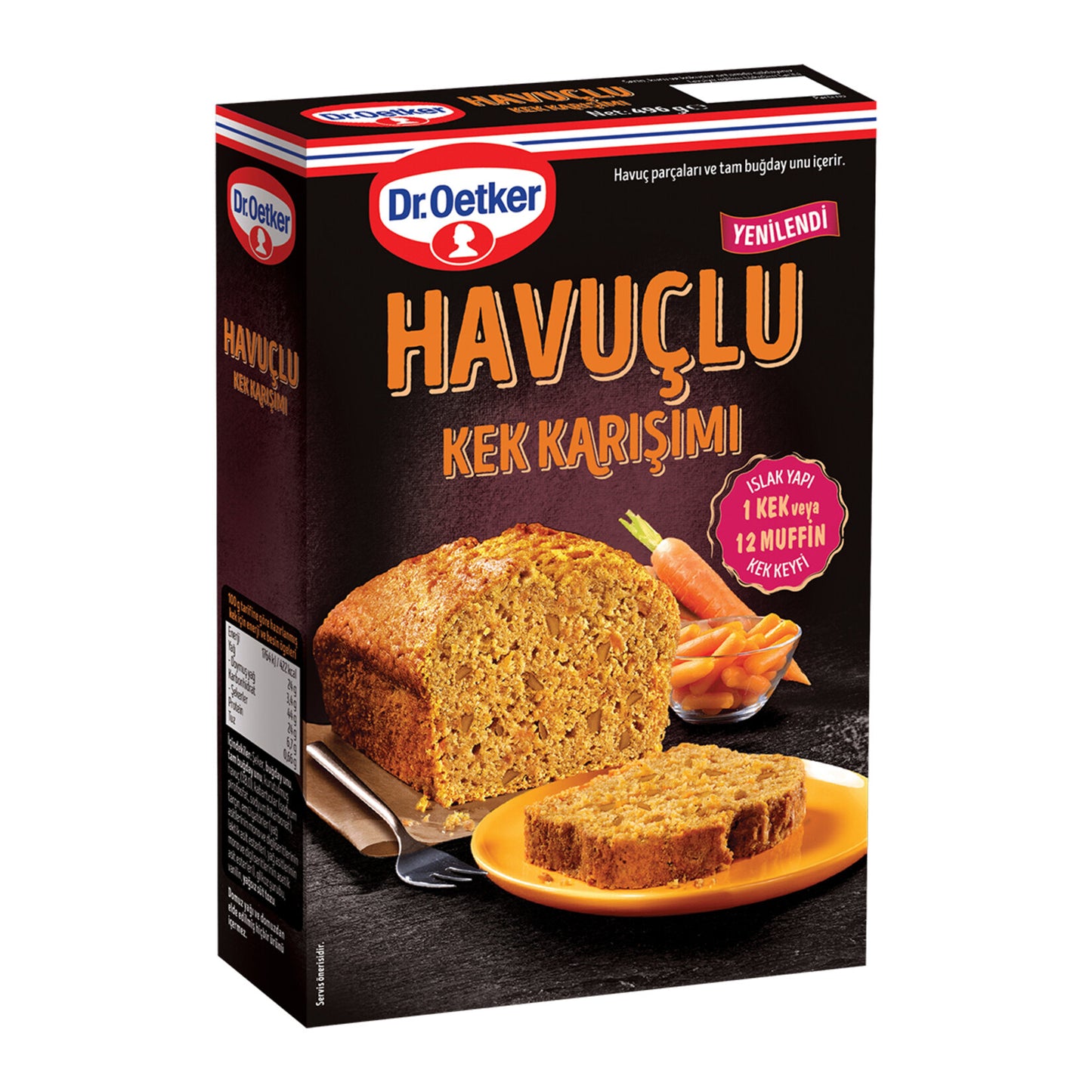 Dr.Oetker Carrot Cake Mix (Havuçlu Kek Karışımı) 496 G