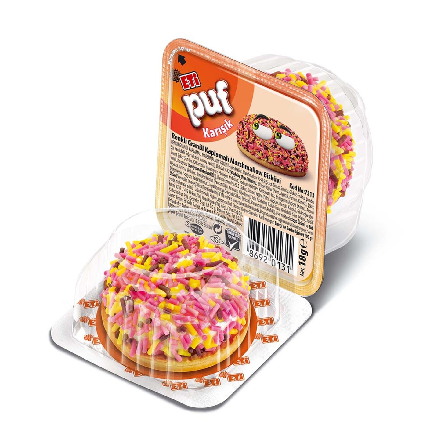 Eti Puff Colorful Biscuit 18 G