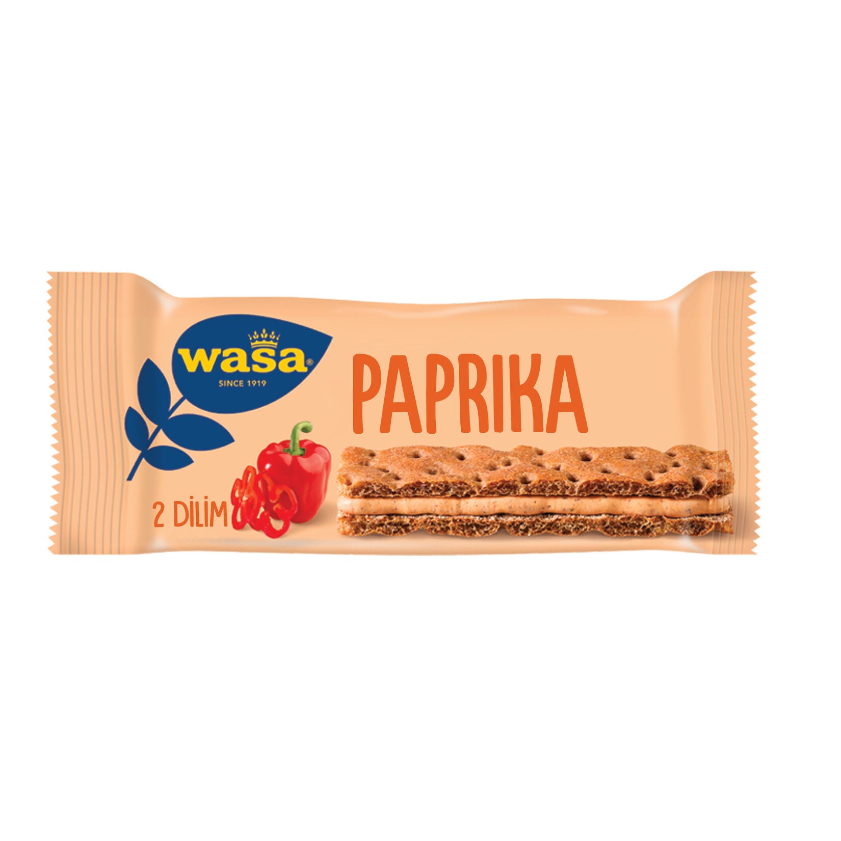Wasa Paprika Sandwich with Cream Cheese (Kırmızı Biberli ve Krem Peynirli Sandviç) 37 G