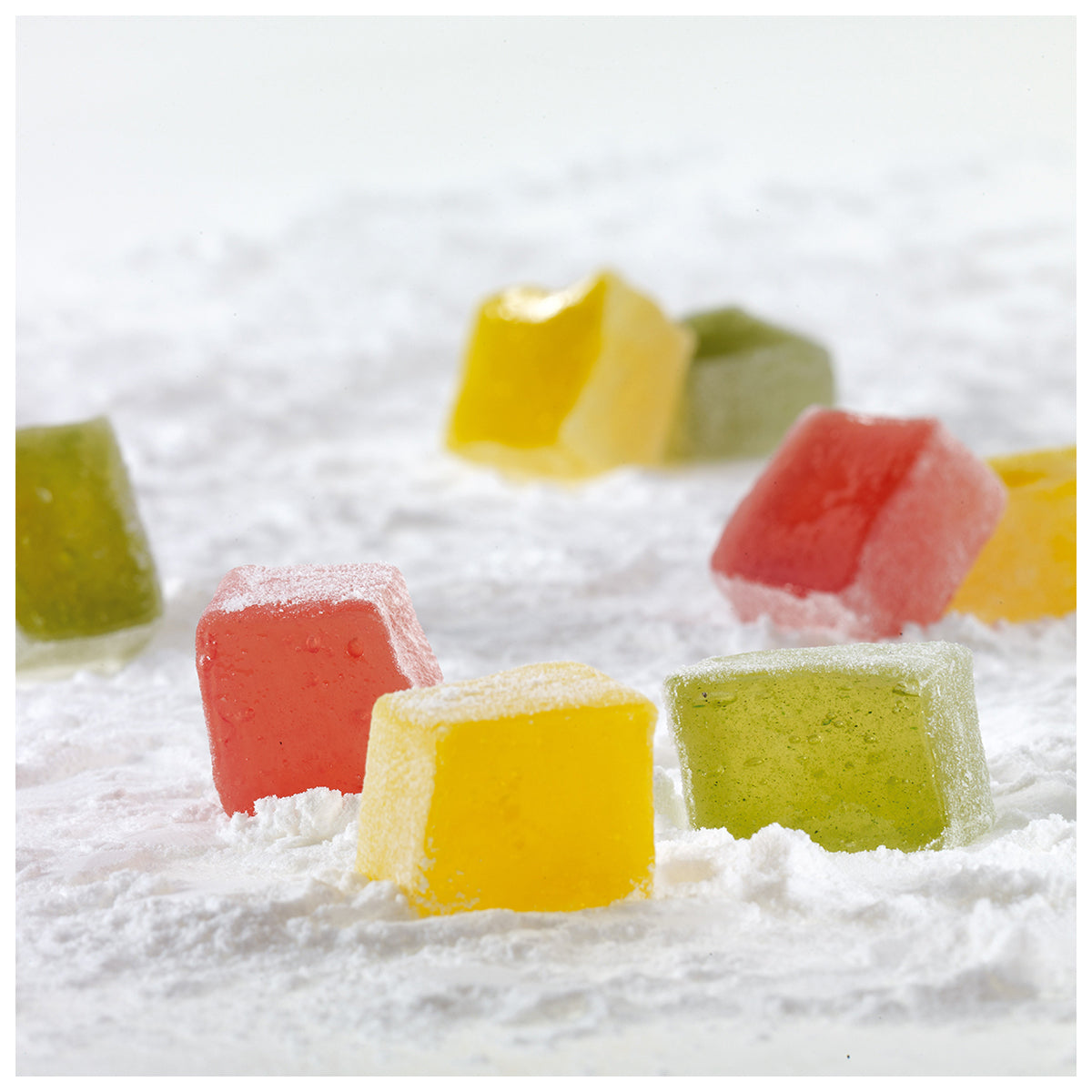 Mixed Fruit Flavored Turkish Delight (Karışık Meyve Aromalı Kuş Lokumu) kg