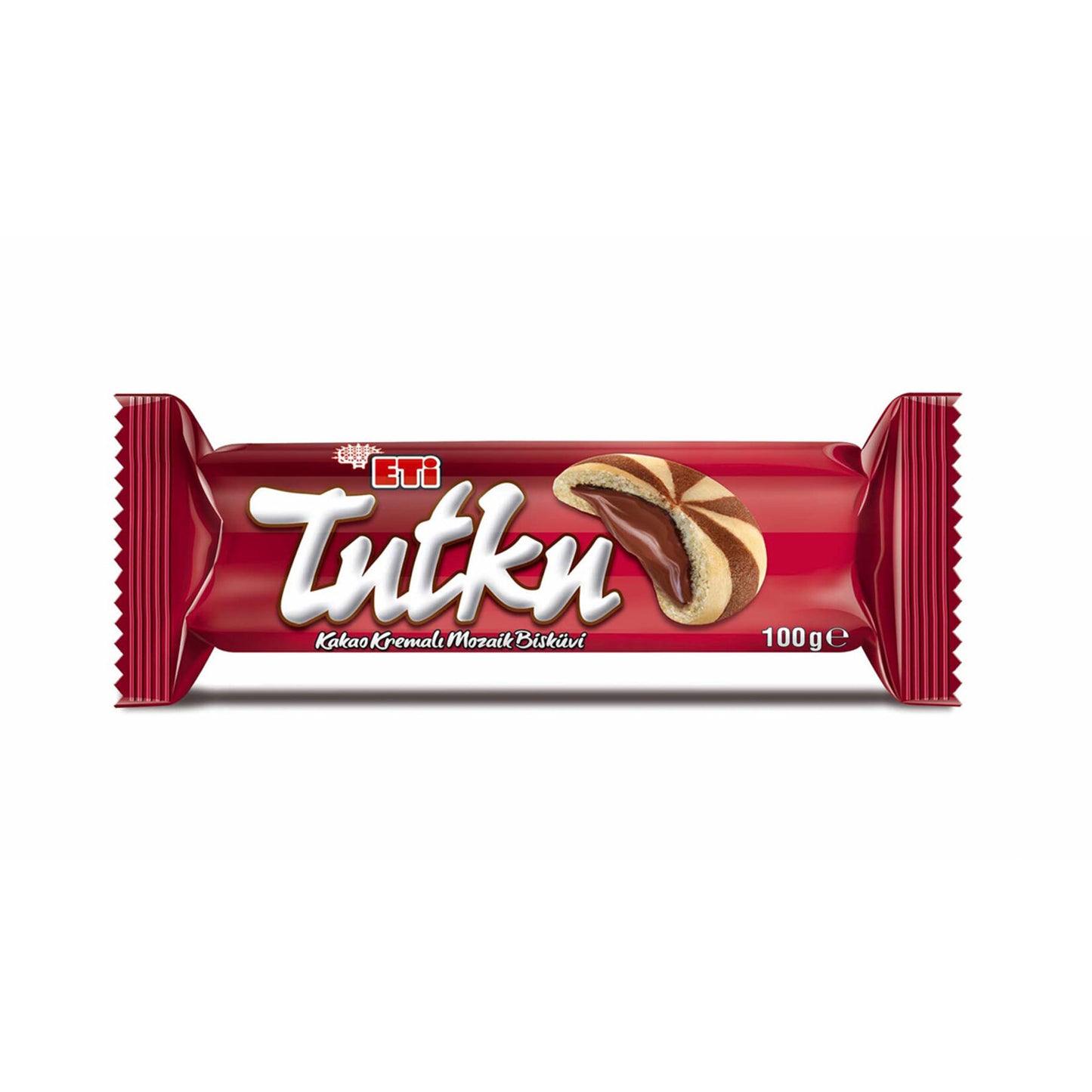 Eti Tutku Cocoa Cream Mosaic Biscuit (Kakao Kremalı Mozaik Bisküvi) 100 G