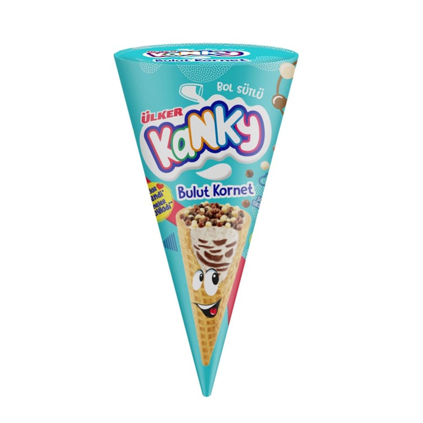 Ülker Kanky Cloud Cone Wafer (Kanky Bulut Kornet Gofret) 26.5g