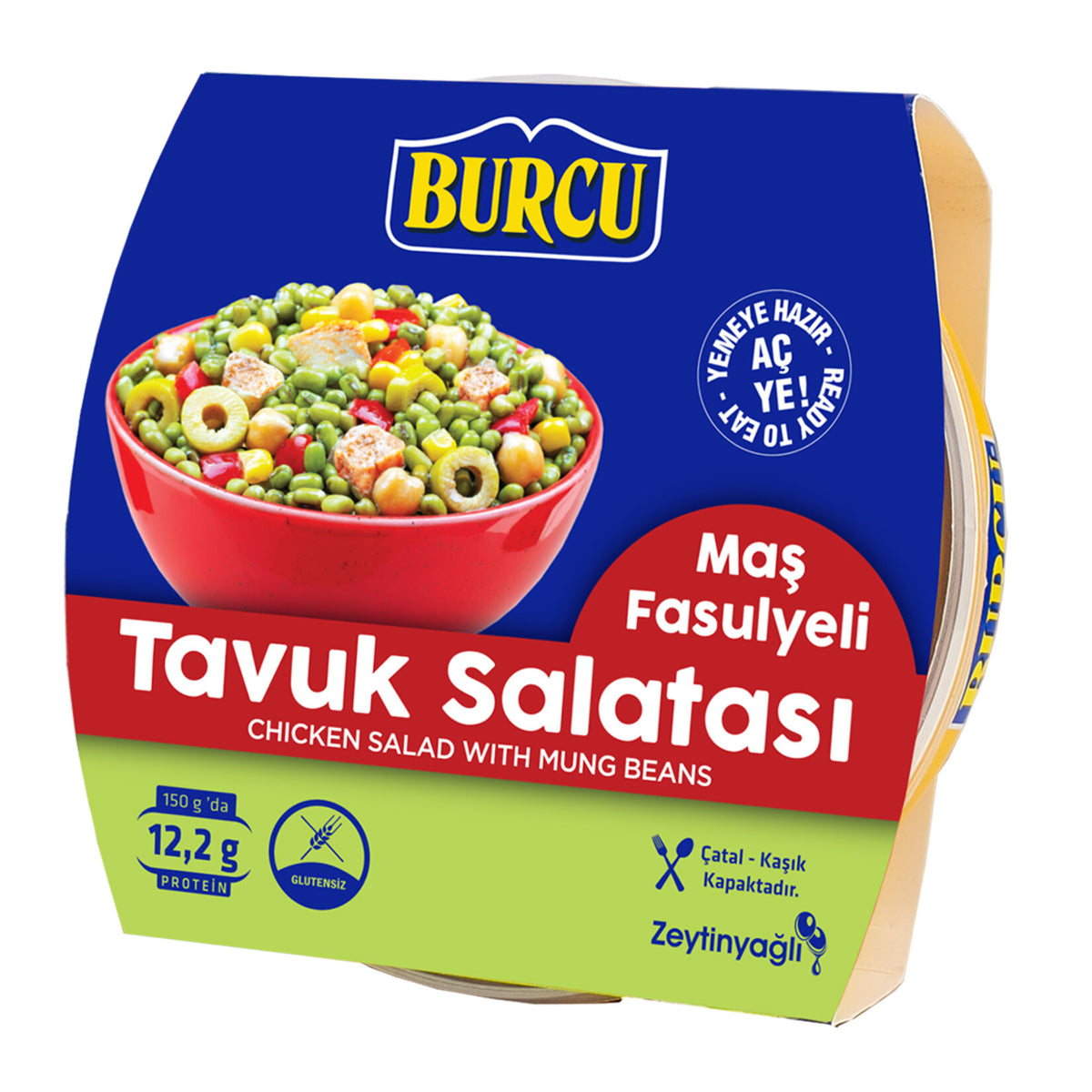 Burcu Chicken Salad with Mung Beans (Maş Fasulyeli Tavuk Salatası) 150g