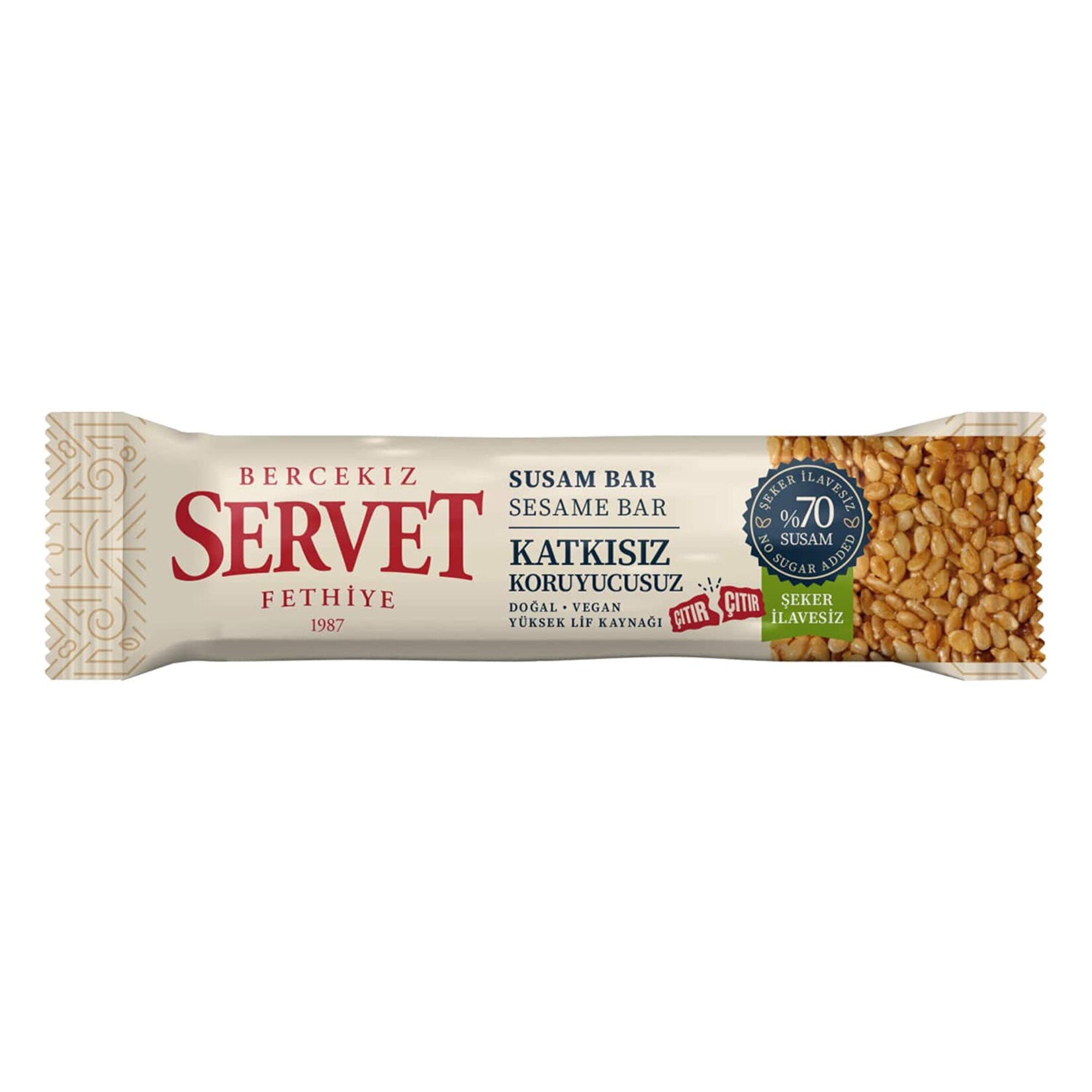 Servet Şekerleme Susamlı Bar 20 G