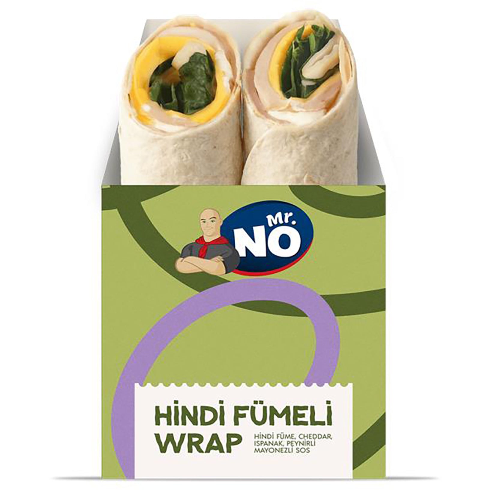 Mr. No Smoked Turkey Wrap (Hindi Füme Wrap) 195g