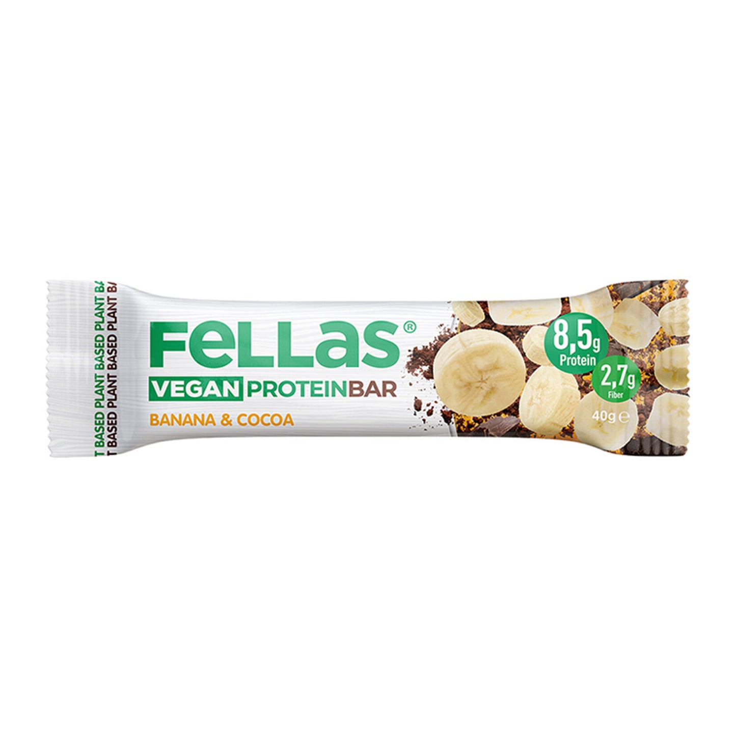 Fellas Vegan Protein Bar Muz & Kakao 40 G