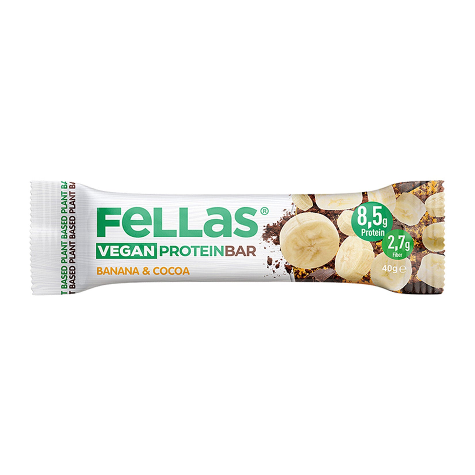 Fellas Vegan Protein Bar Muz & Kakao 40 G