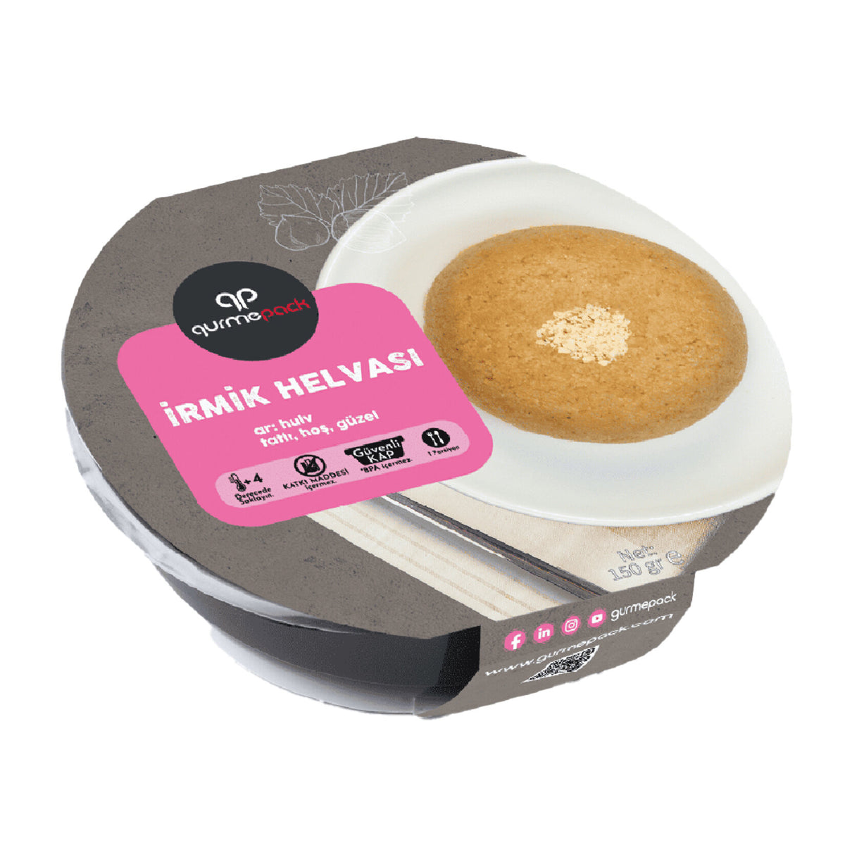 Gurmepack Semolina Halva (İrmik Helvası) 150G
