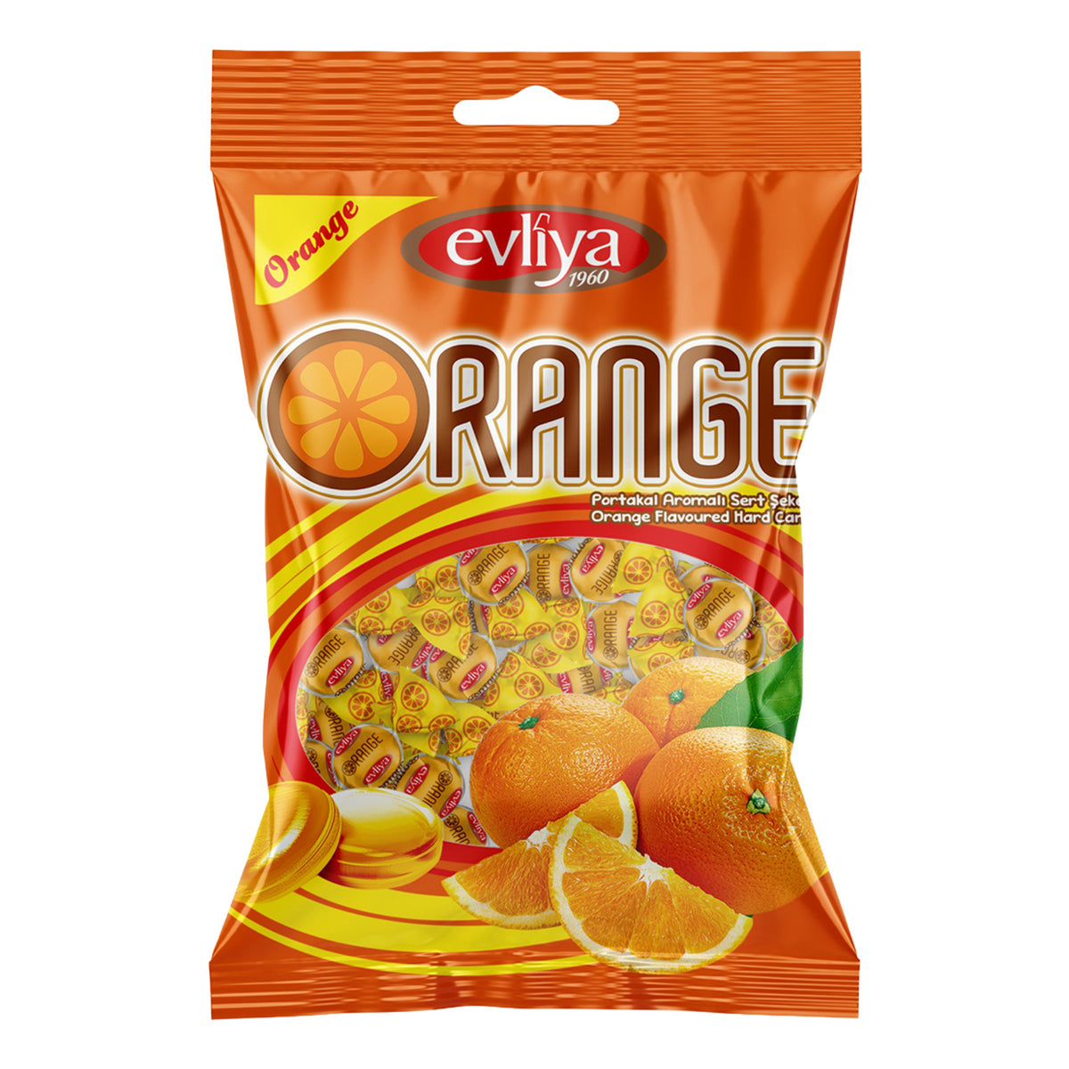 Evliya Orange Flavored Hard Candy 350g