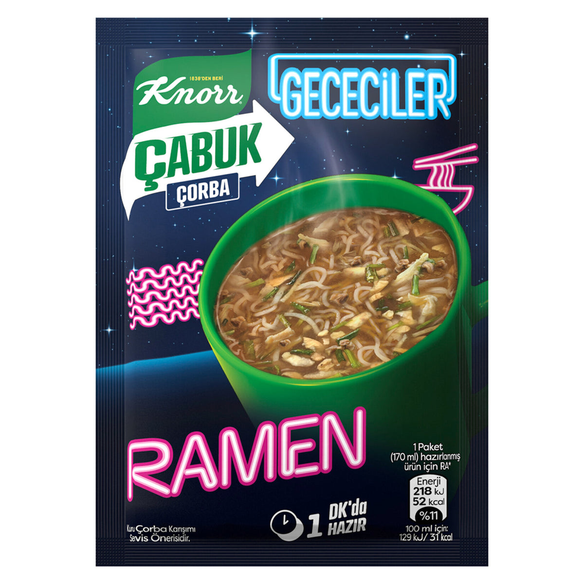 Knorr Instant Soup Ramen (Çabuk Çorba) 17g