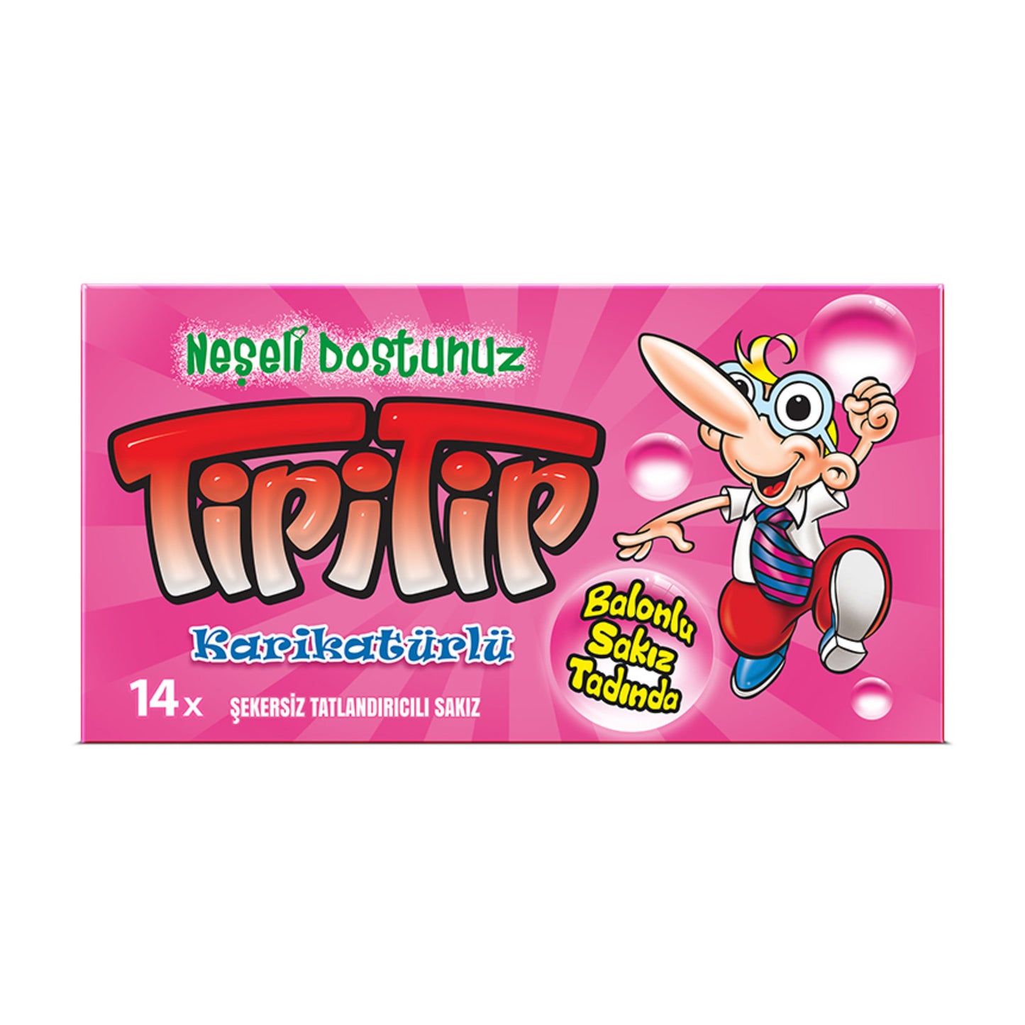 Tipitip Mixed Fruit and Menthol Flavored Gum (Karışık Meyve Ve Mentol Aromalı Sakız) 27 G