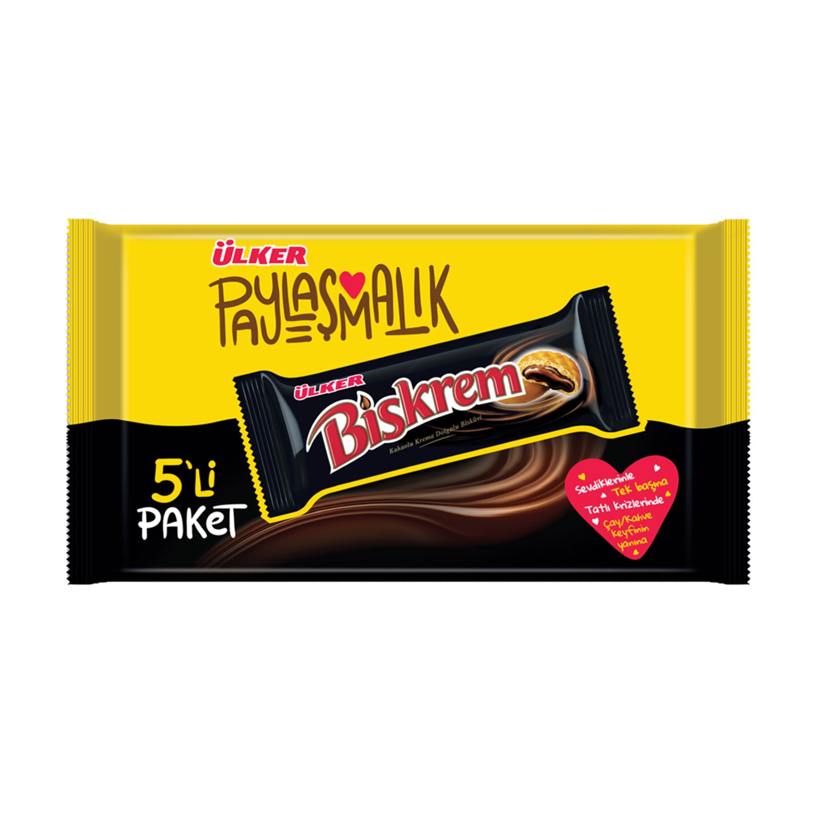 Ülker Biskrem Cocoa Roll 5 x 100g