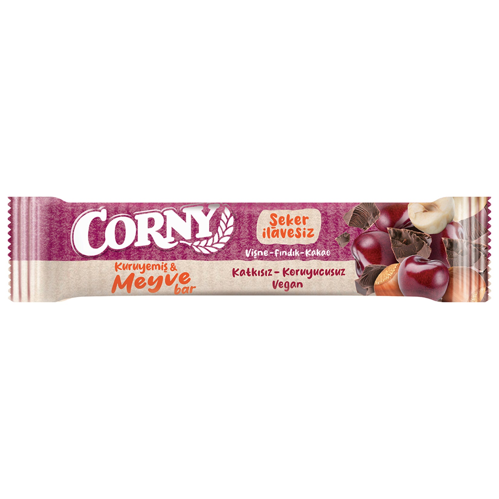 Corny Dried Fruit Bar with Sour Cherry and Cocoa (Kuruyemiş Meyve Bar Vişne Kakao) 35g