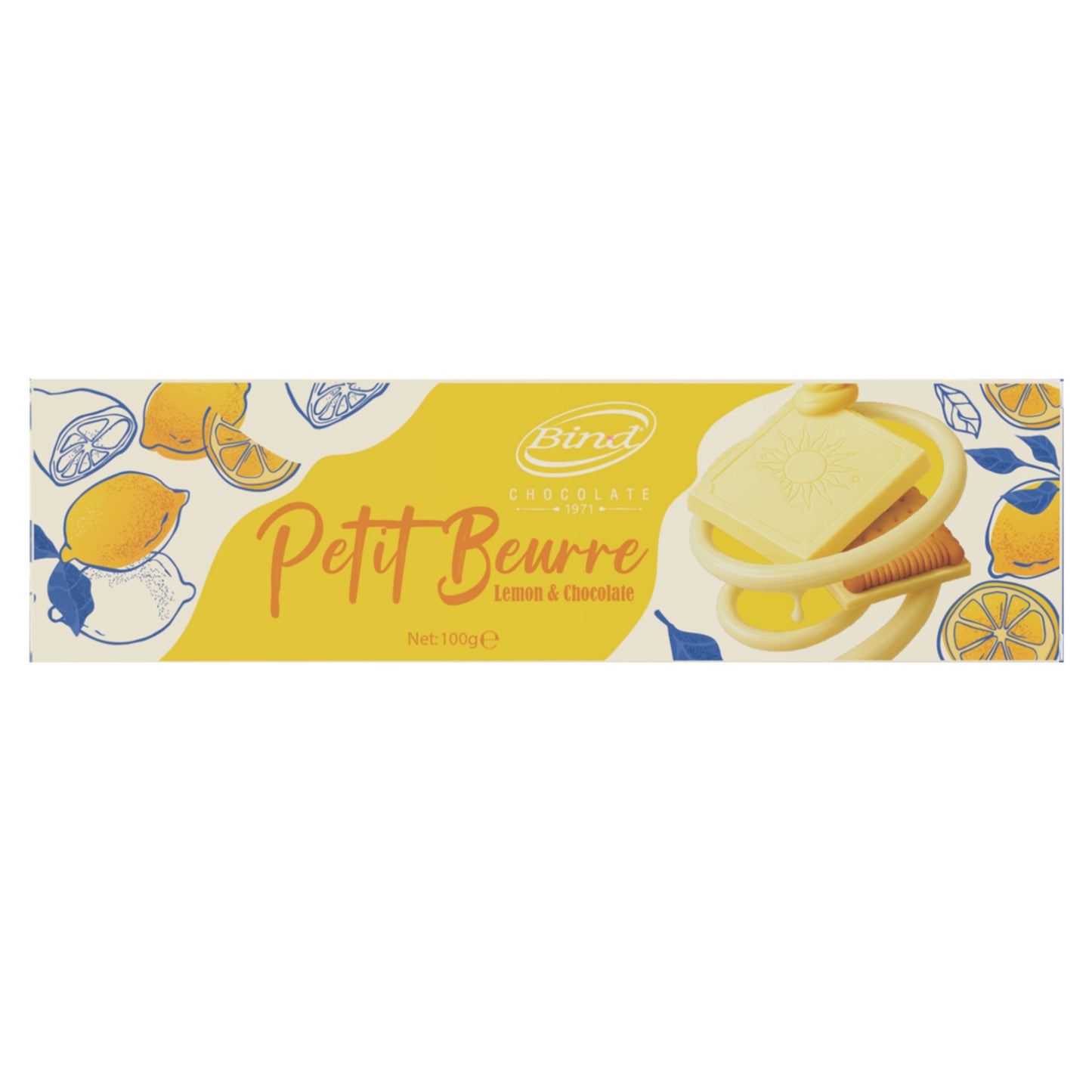 Bind Lemon Petit Beurre Cookies (Petit Beurre Limonlu) 100 G