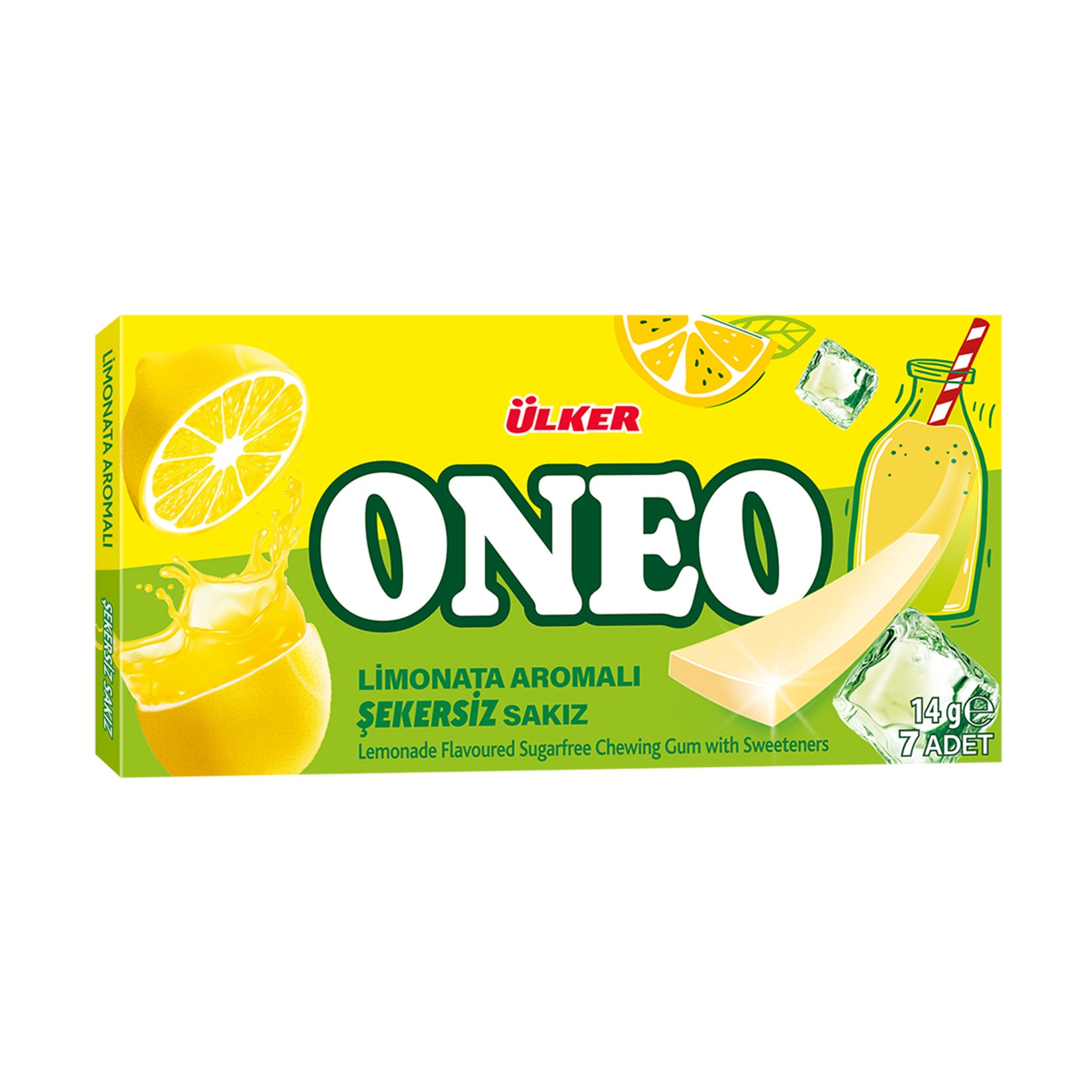 Oneo Slims Lemonade Flavored Gum, 14 G