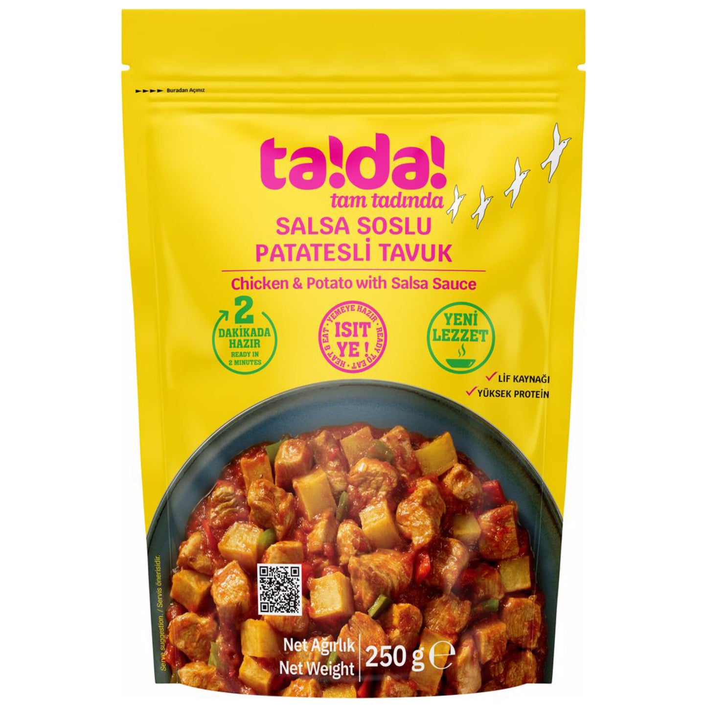 Tada! Chicken with Salsa Sauce (Soslu Patatesli Tavuk) 250 G