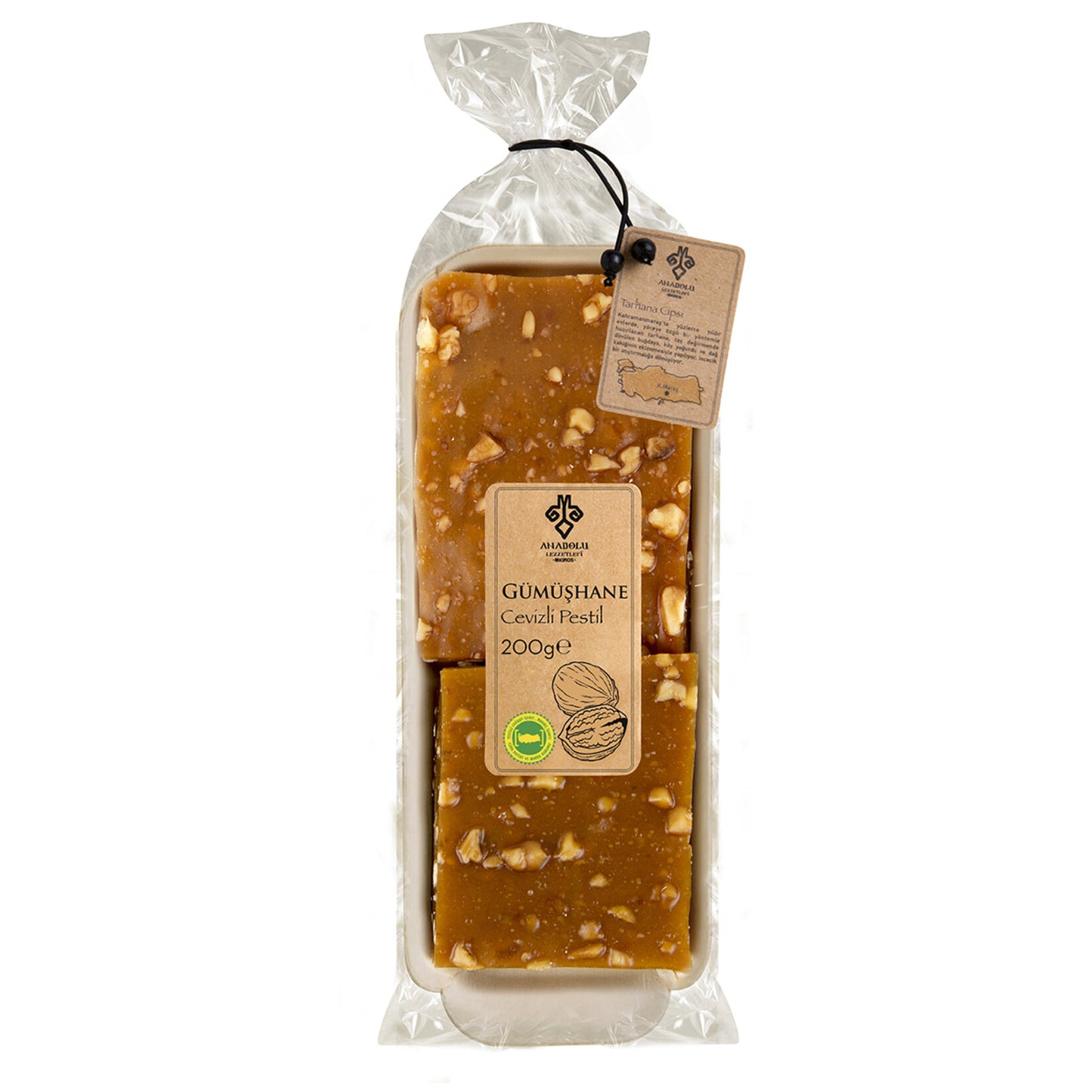 Anadolu Lezzetleri Gümüşhane Walnut (Cevizli) Pestil 200g