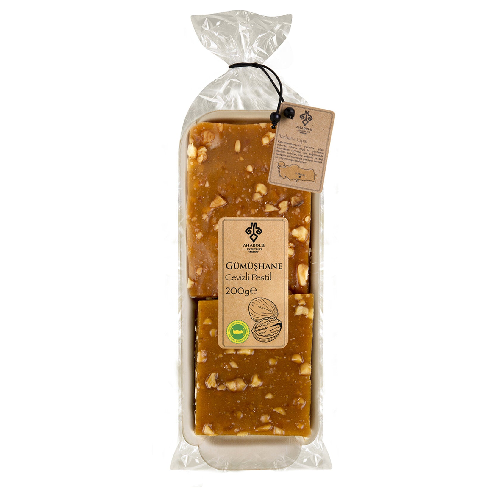 Anadolu Lezzetleri Gümüşhane Walnut (Cevizli) Pestil 200g
