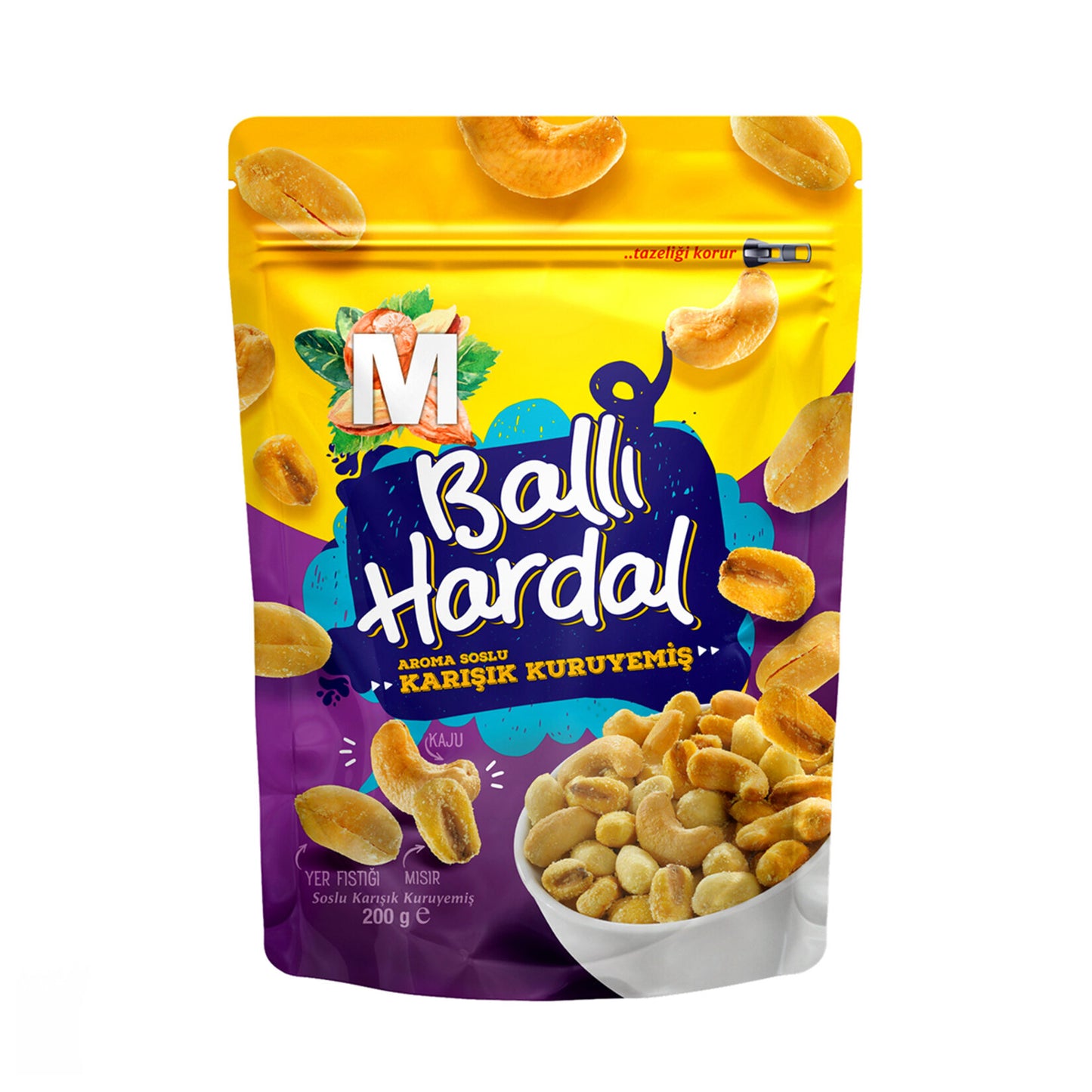 Migros Honey Mustard Sauce Mixed Nuts 200g