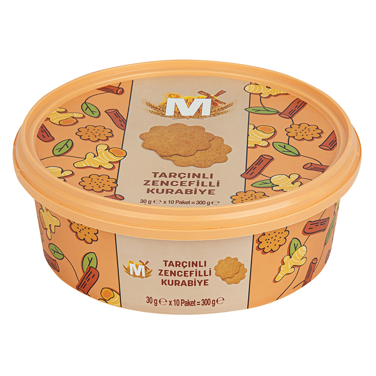Migros Cinnamon Ginger Cookie (Tarçınlı Zencefilli Kurabiye) 300 G