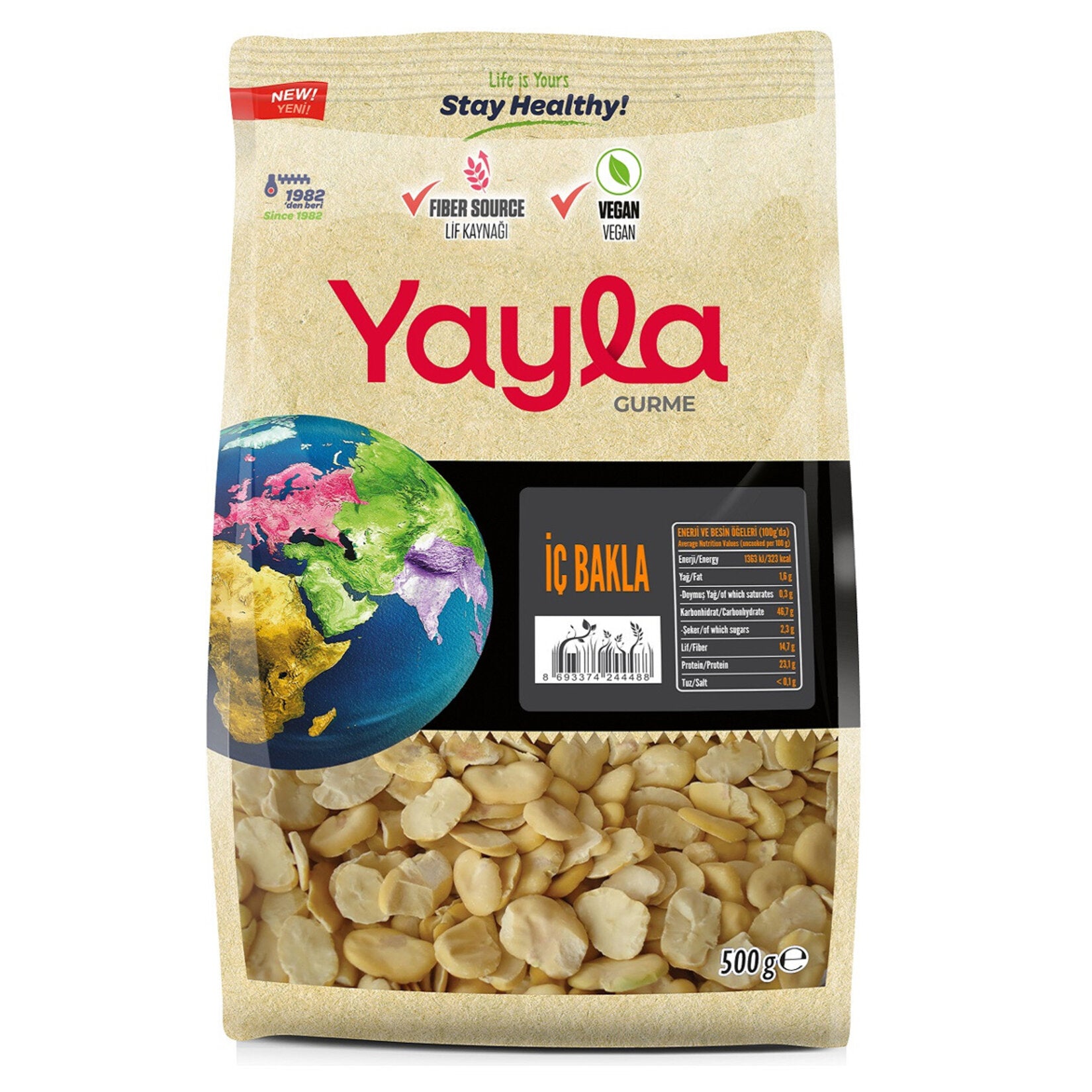 Yayla Gurme İç Bakla 500 G
