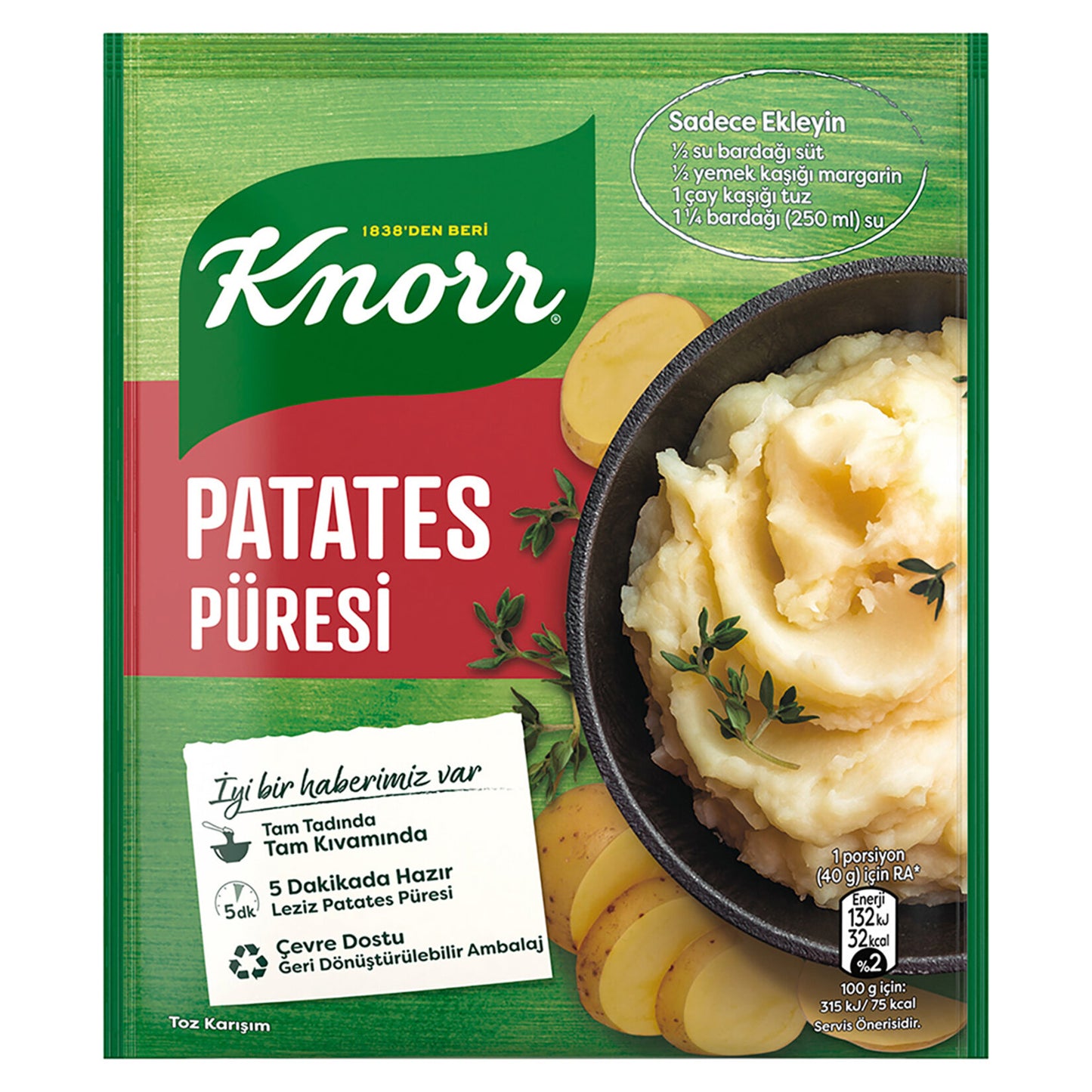 Knorr Patates Püresi 60 G