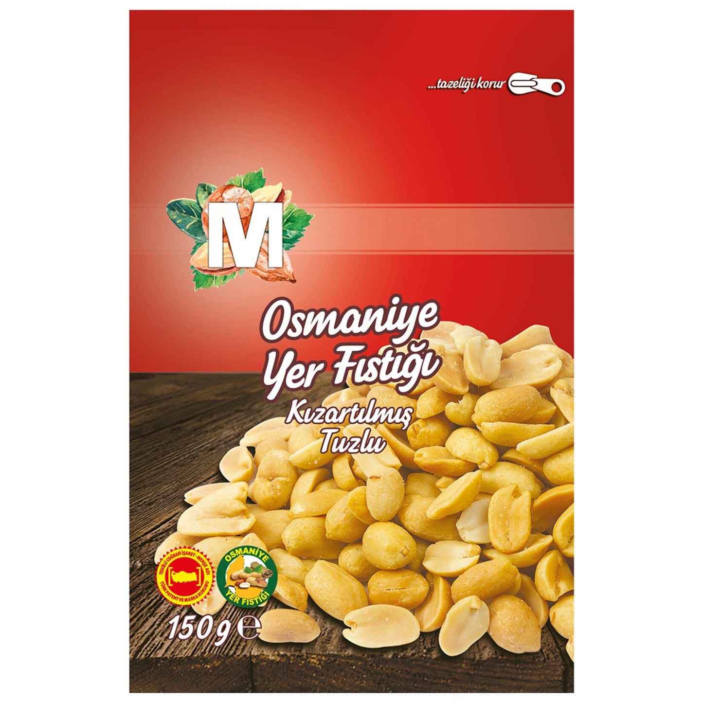 Migros Osmaniye Roasted Salted Peanuts (Kızartılmış Tuzlu Yer Fıstığı) 150g