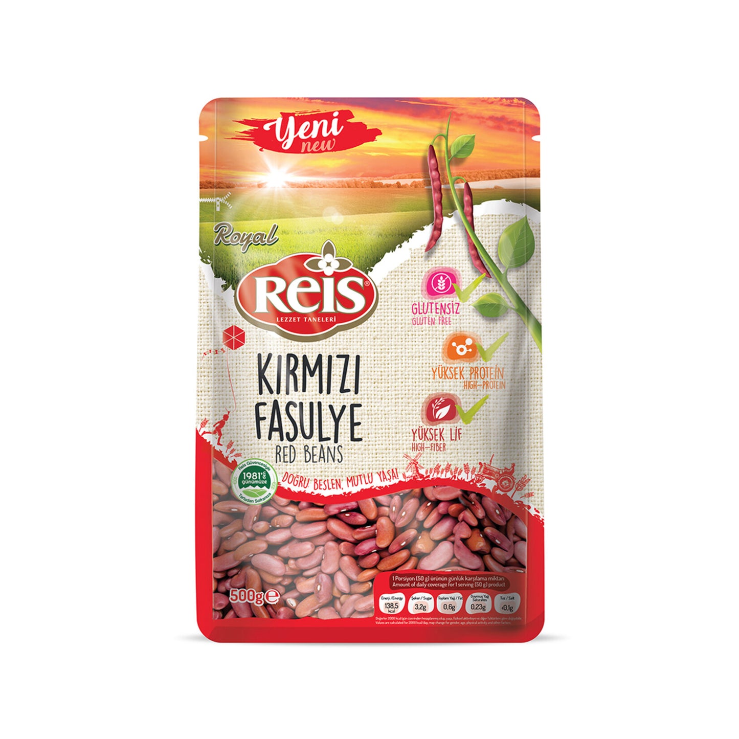 Reis Royal Kırmızı Fasulye 500 G