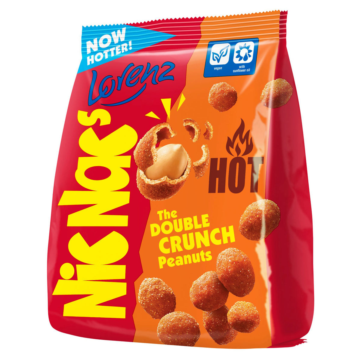 Lorenz Nicnacs Hot Spicy Roasted Peanuts (Acılı Kavrulmuş Fıstık) 110 G