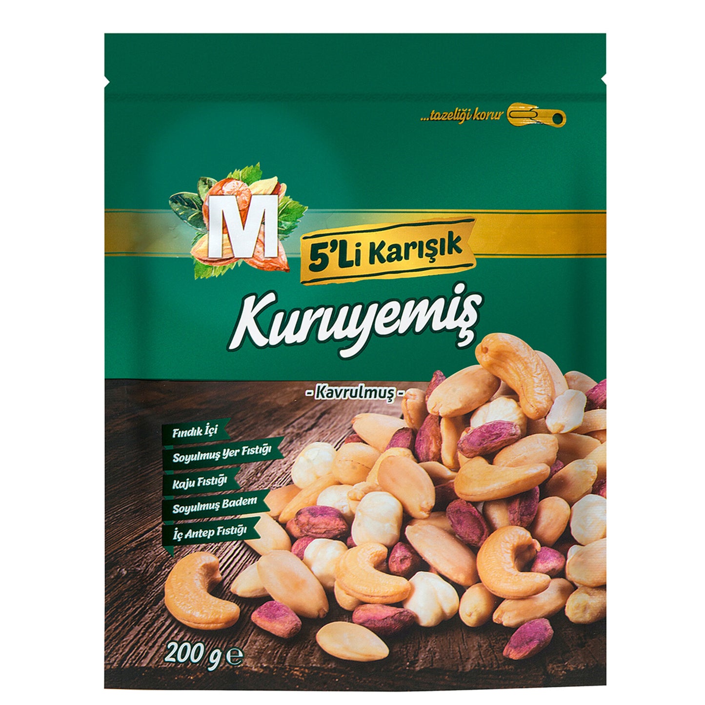 Migros 5-Pack Roasted Mixed Nuts 200 G