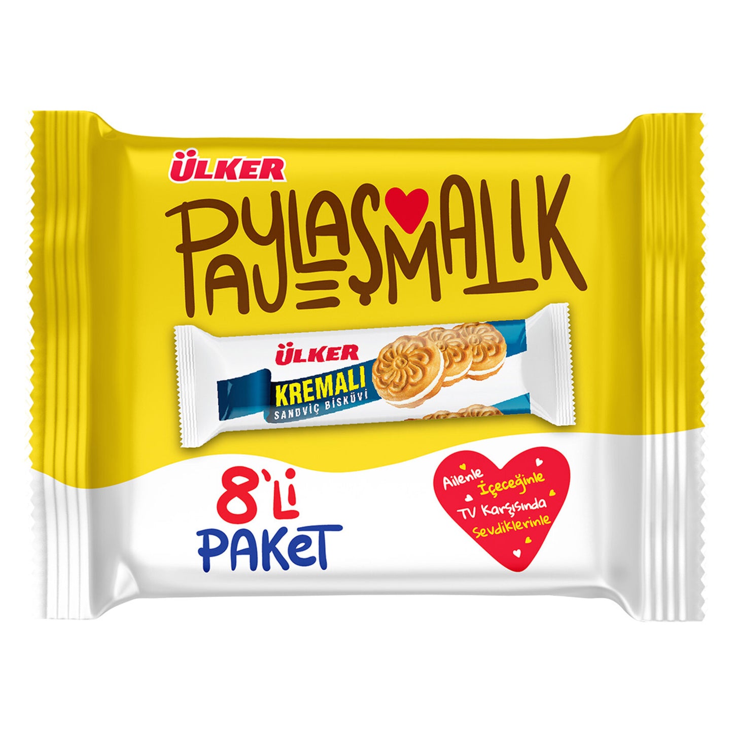 Ülker Cream Sandwich Biscuit 8 Pieces 488 G