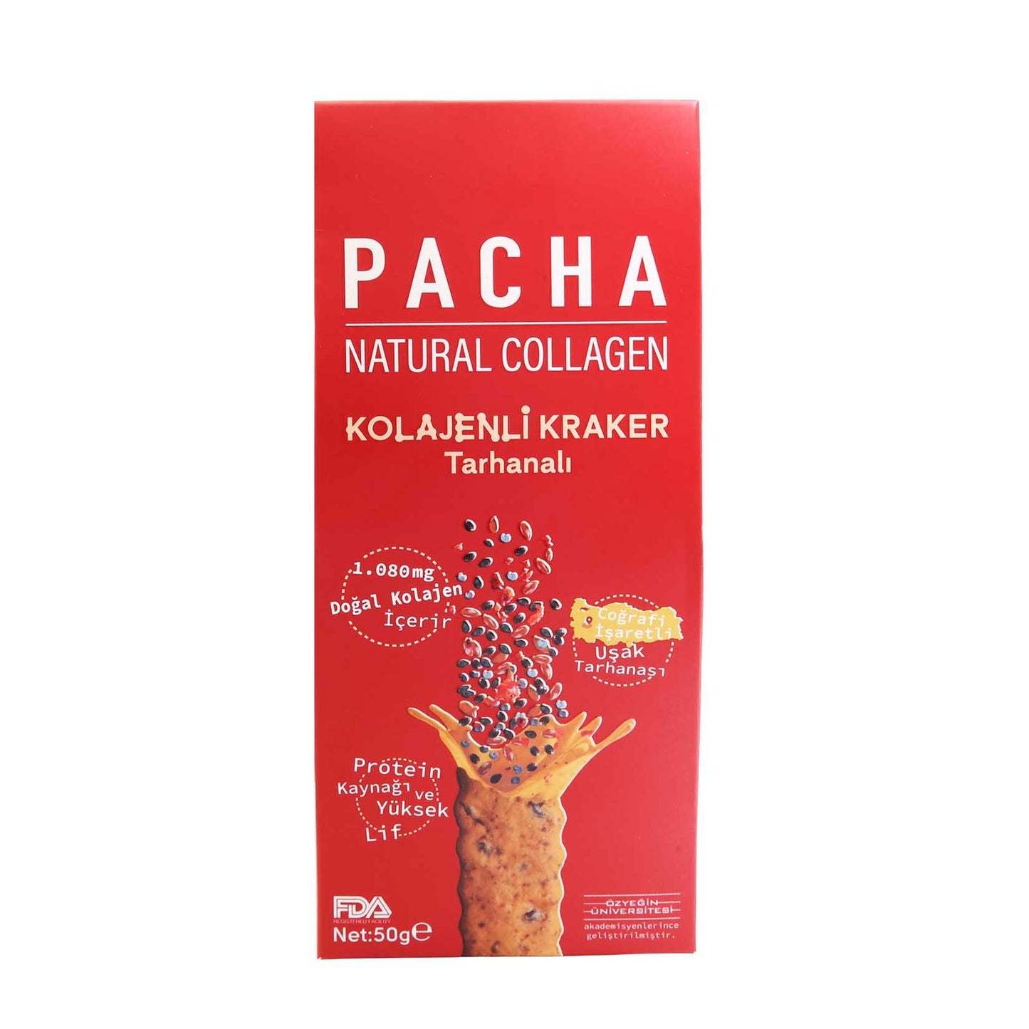 Pacha Natural Collagen Crackers with Tarhana 50 G