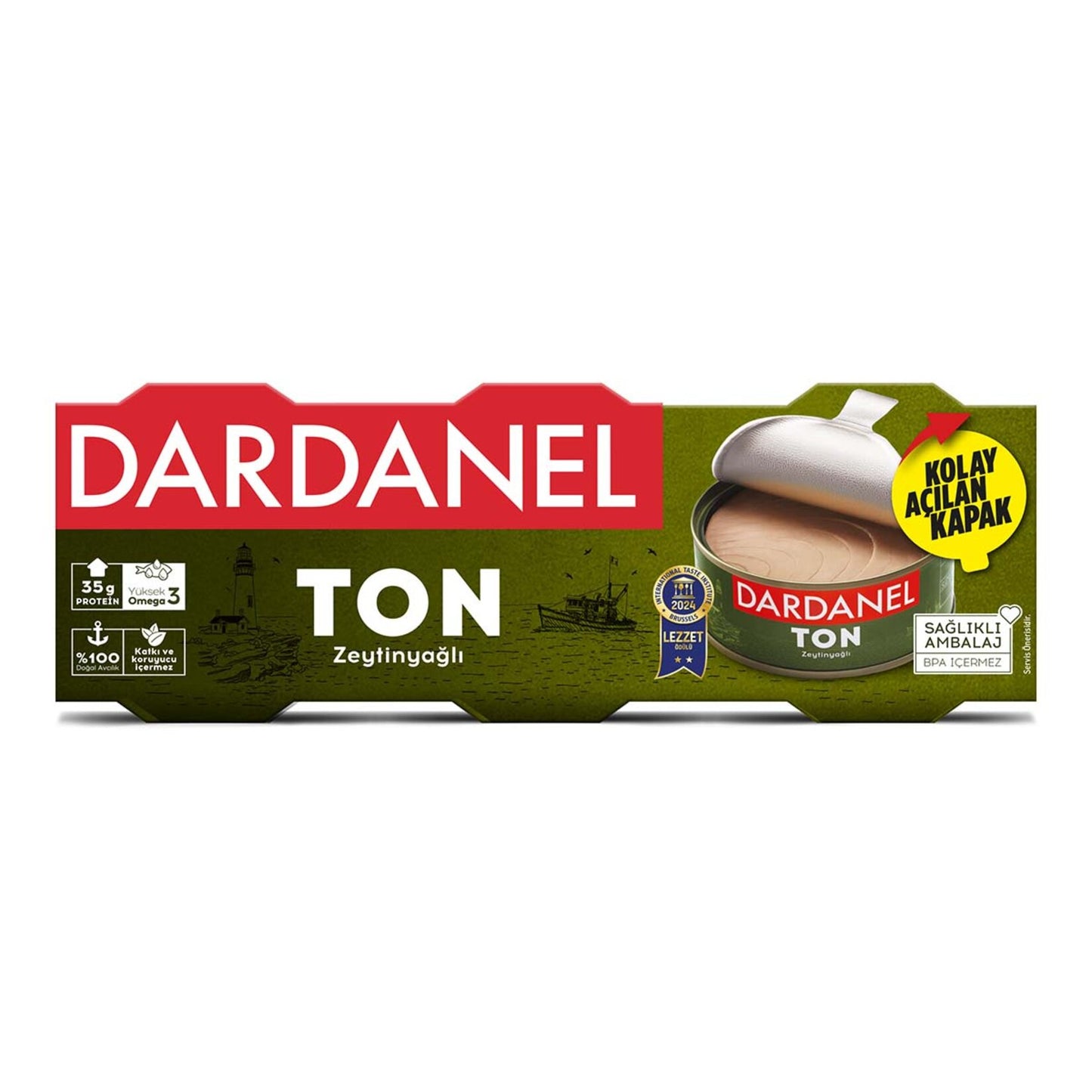 Dardanel Zeytinyağlı Ton Balığı 3x75 G