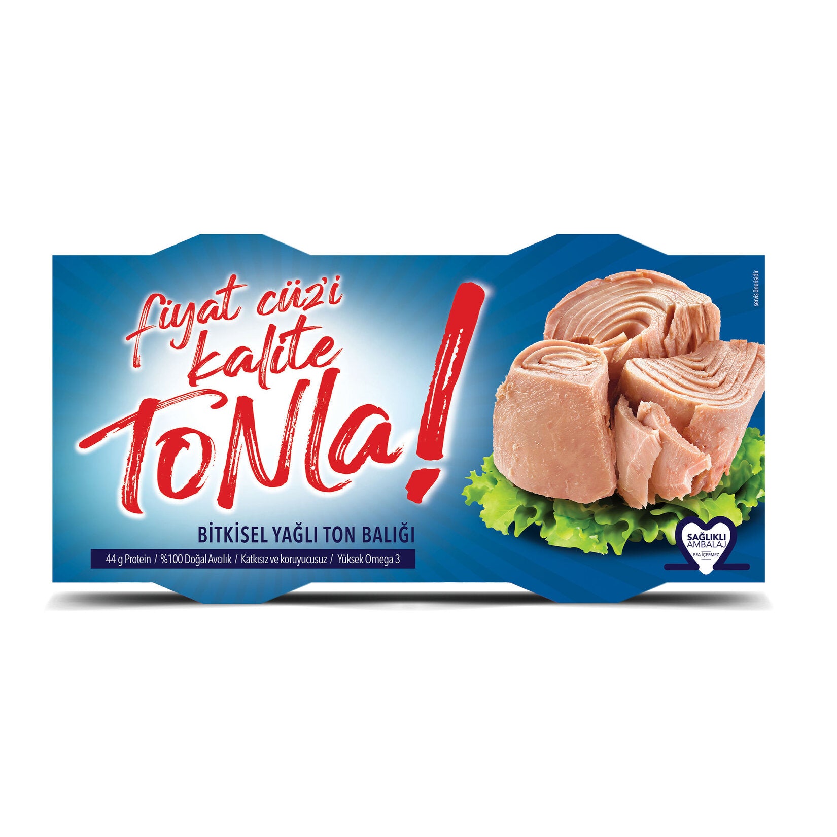 Kalite Tonla Bitkisel Yağlı Ton Balığı 2x150 G