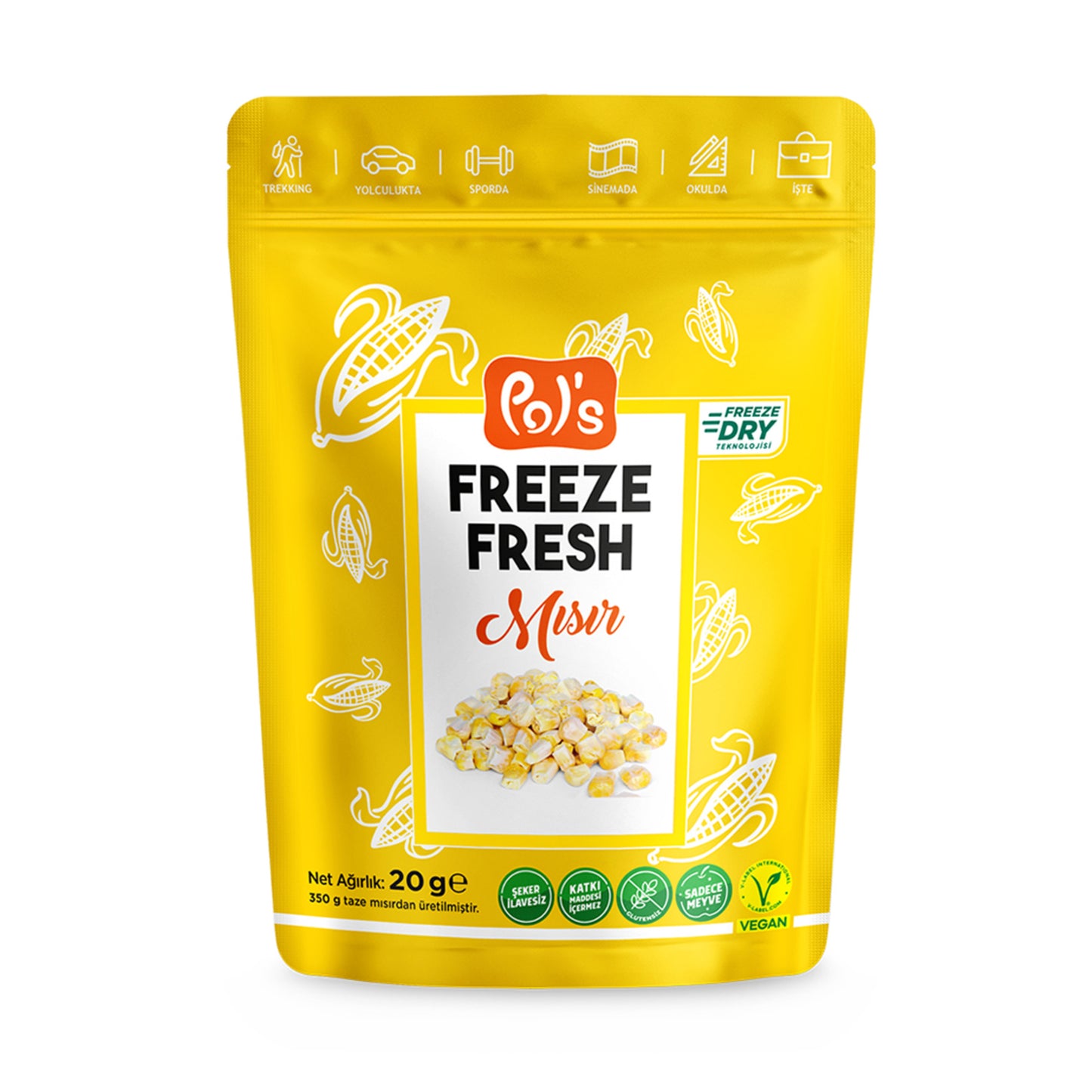 Pol's Freeze Fresh Corn (Mısır) 20g