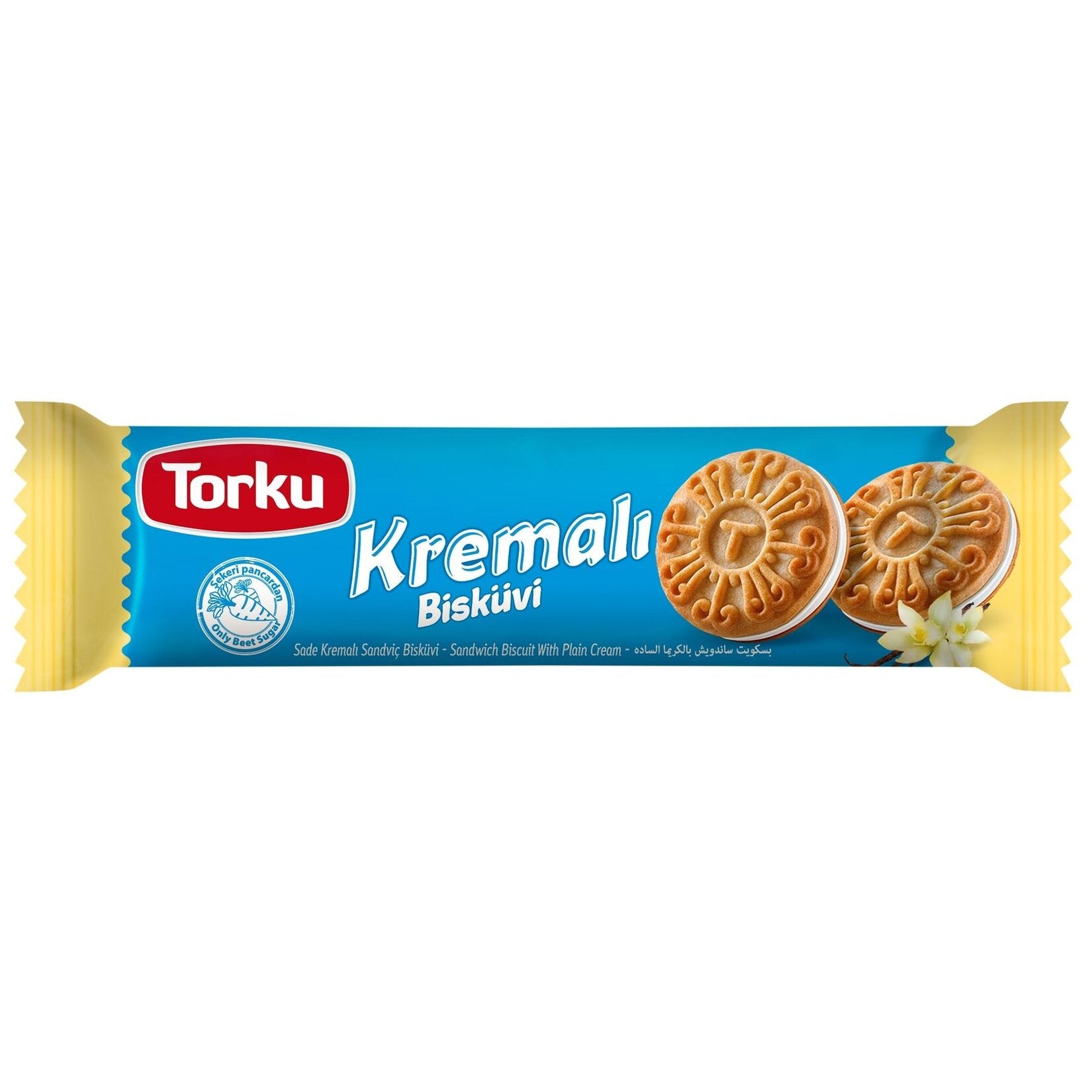 Torku Classic Plain Cream Biscuit (Klasik Sade Kremalı Bisküvi) 61g