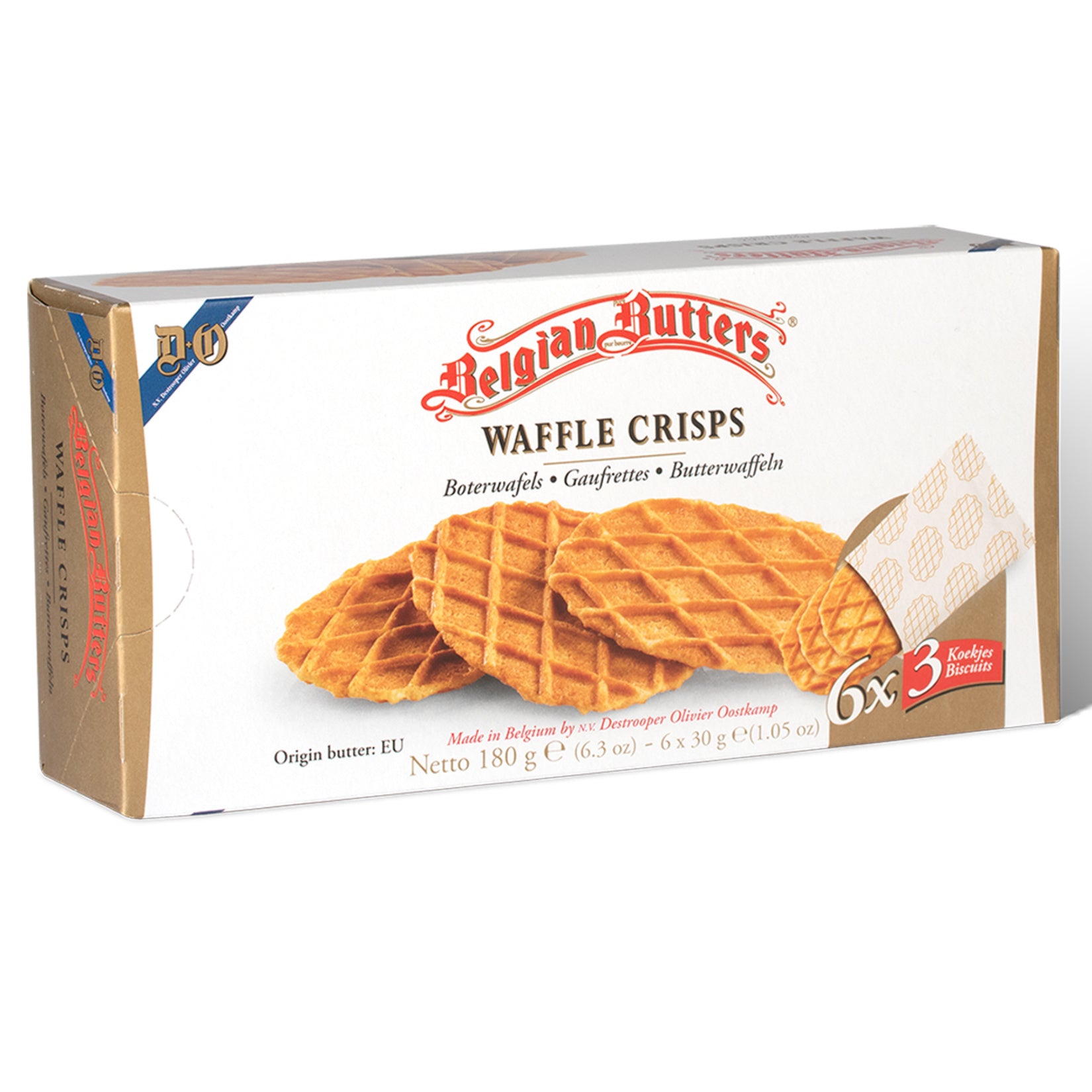 Belgian Butters Waffle Crisps (Butters Waffle Crisps) 180 G