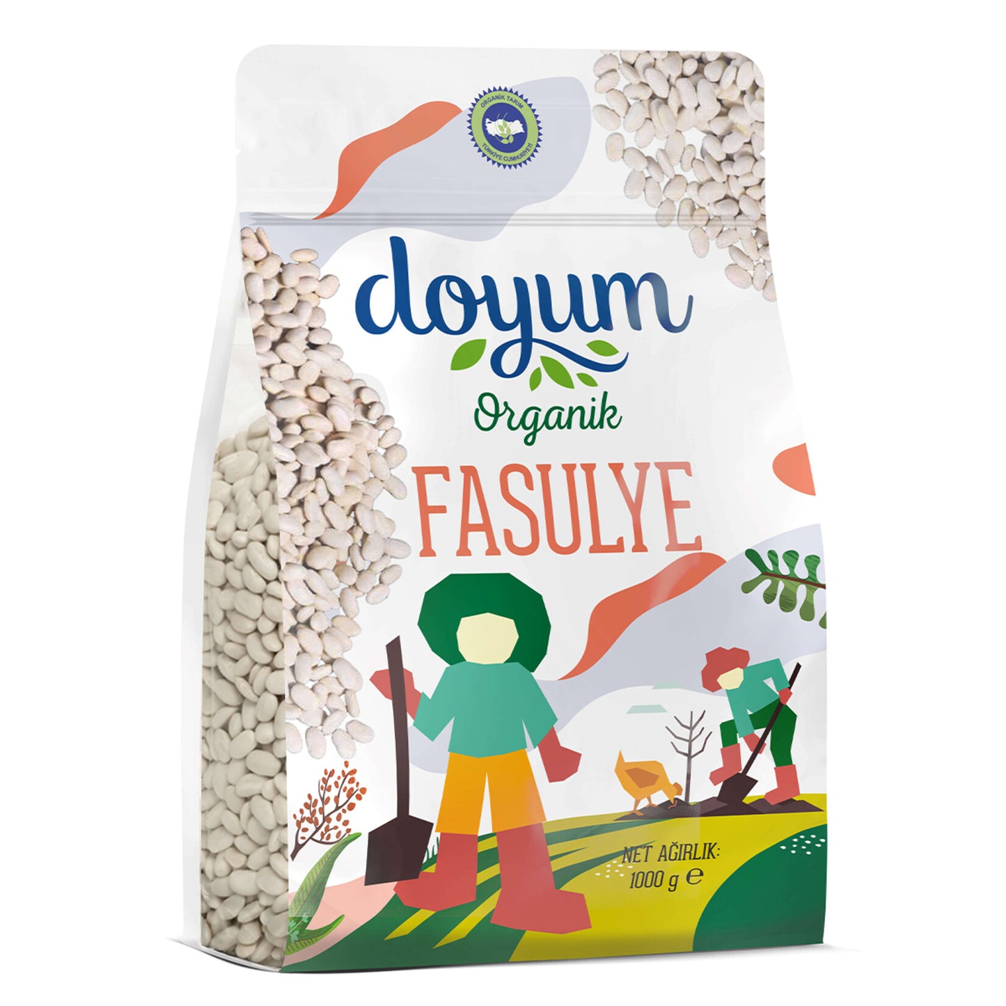 Doyum Organic White Beans (Organik Fasulye) 1 Kg
