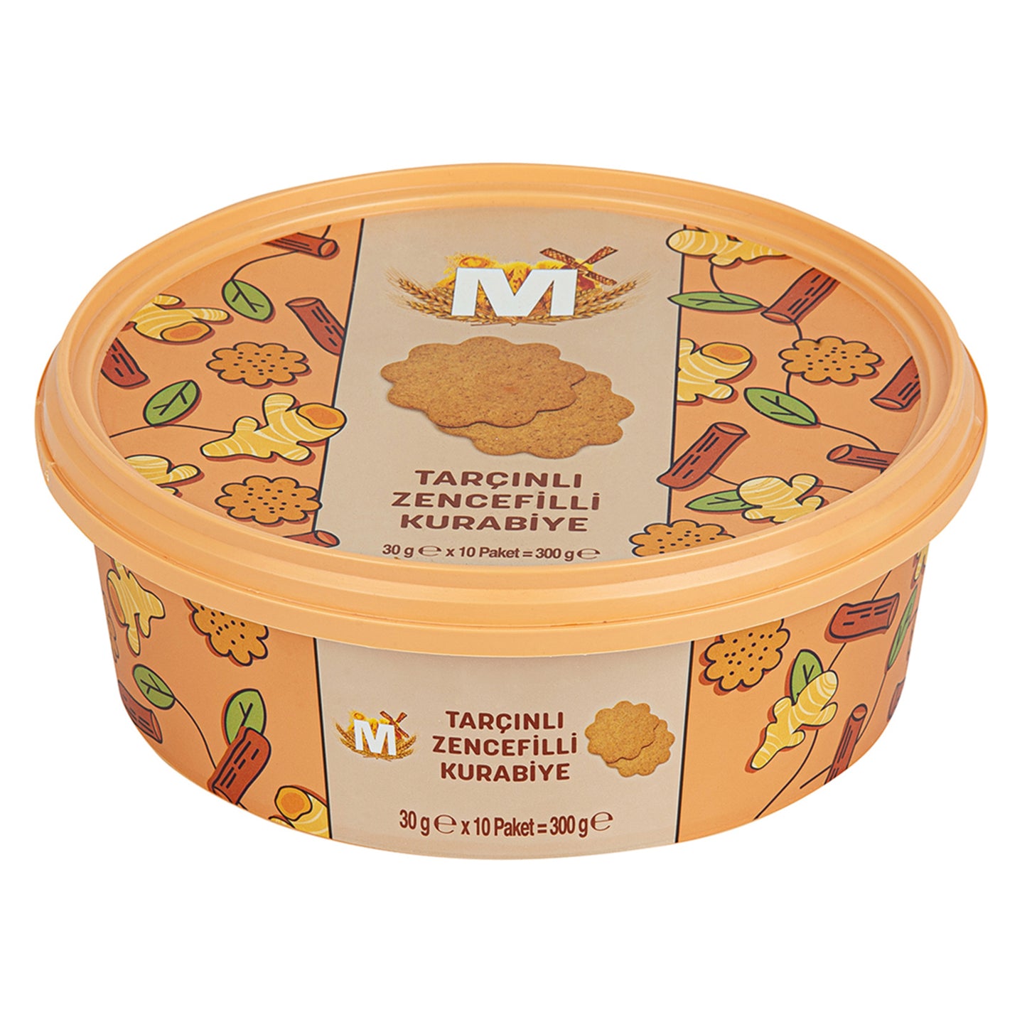 Migros Cinnamon Ginger Cookie (Tarçınlı Zencefilli Kurabiye) 300 G