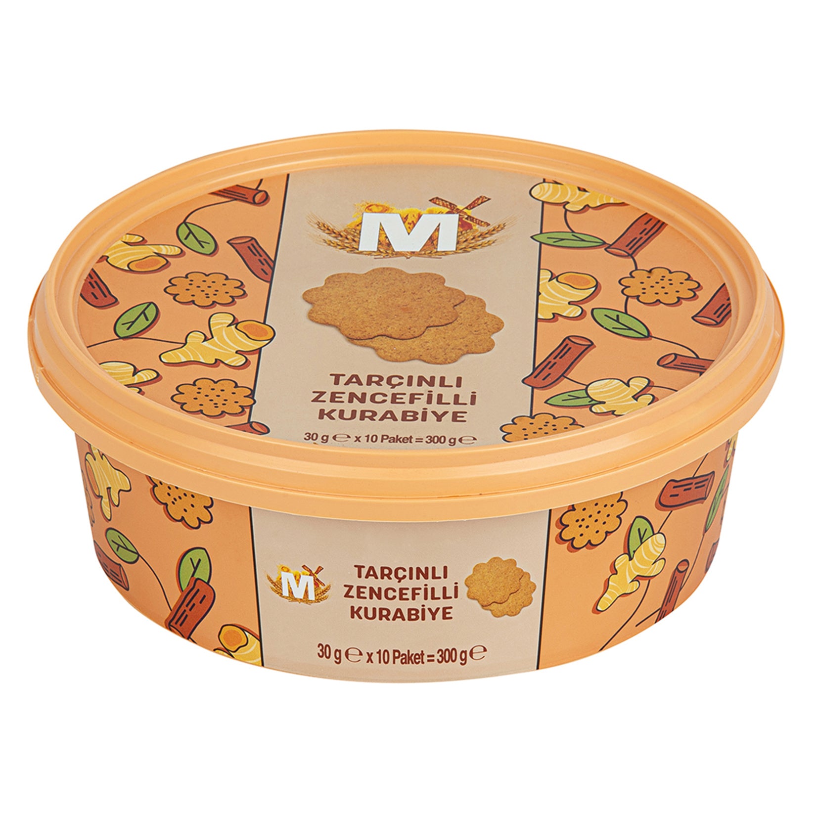 Migros Cinnamon Ginger Cookie (Tarçınlı Zencefilli Kurabiye) 300 G