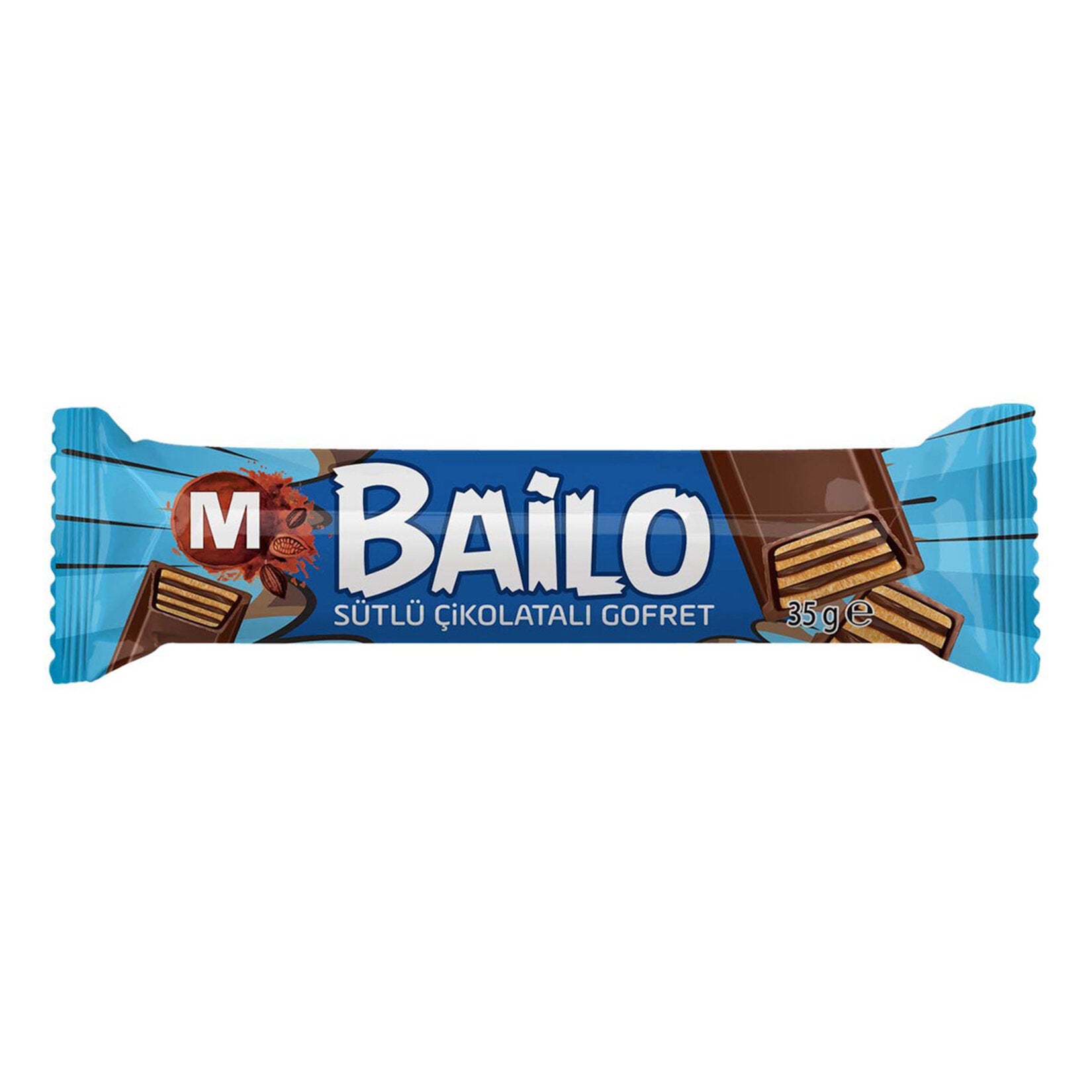 Migros Milk Chocolate Coated Hazelnut Cream Wafer (Sütlü Çikolata Kaplı Fındık Kremalı Gofret) 35 G