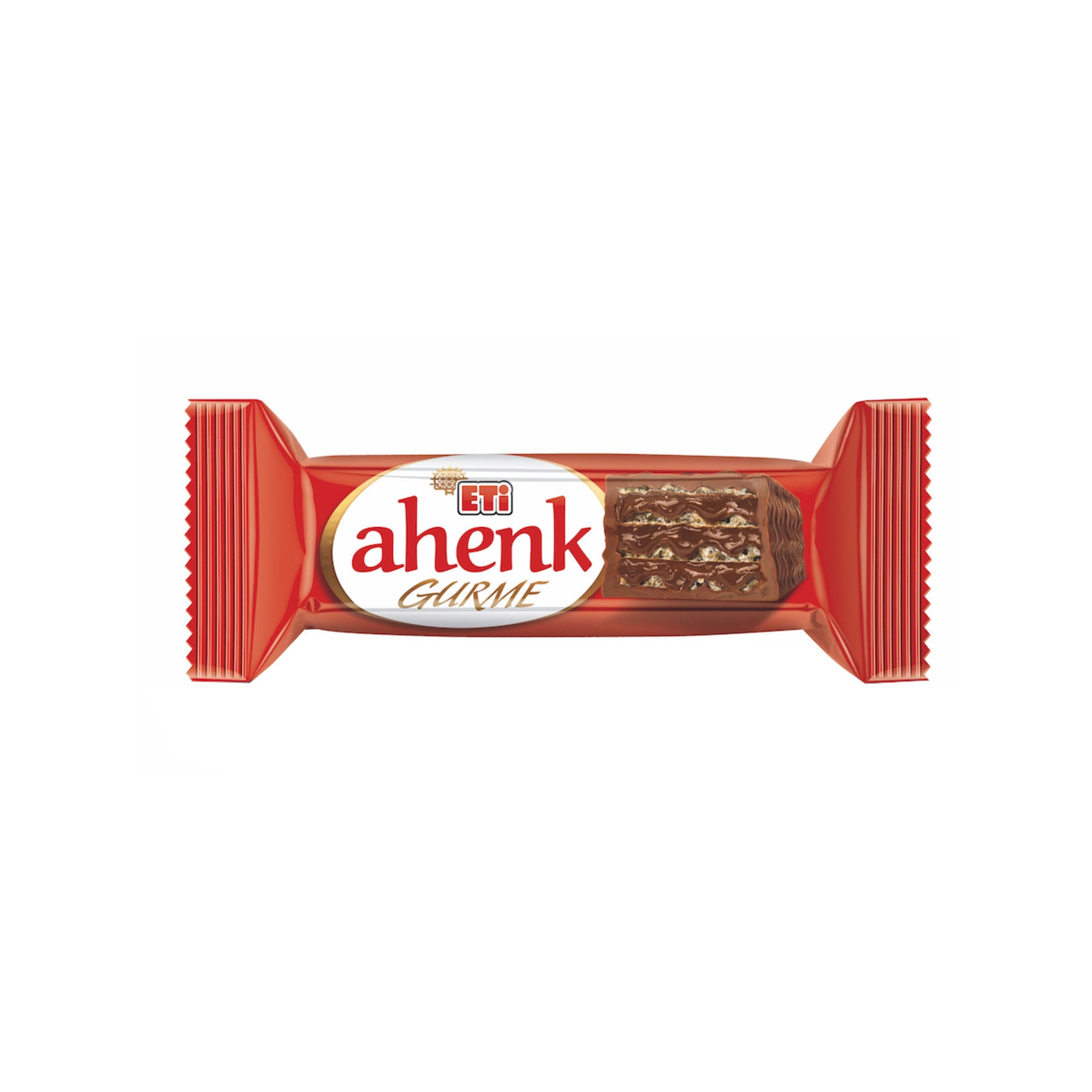 Eti Ahenk Gourmet Chocolate Covered Hazelnut Cream Wafer 50g