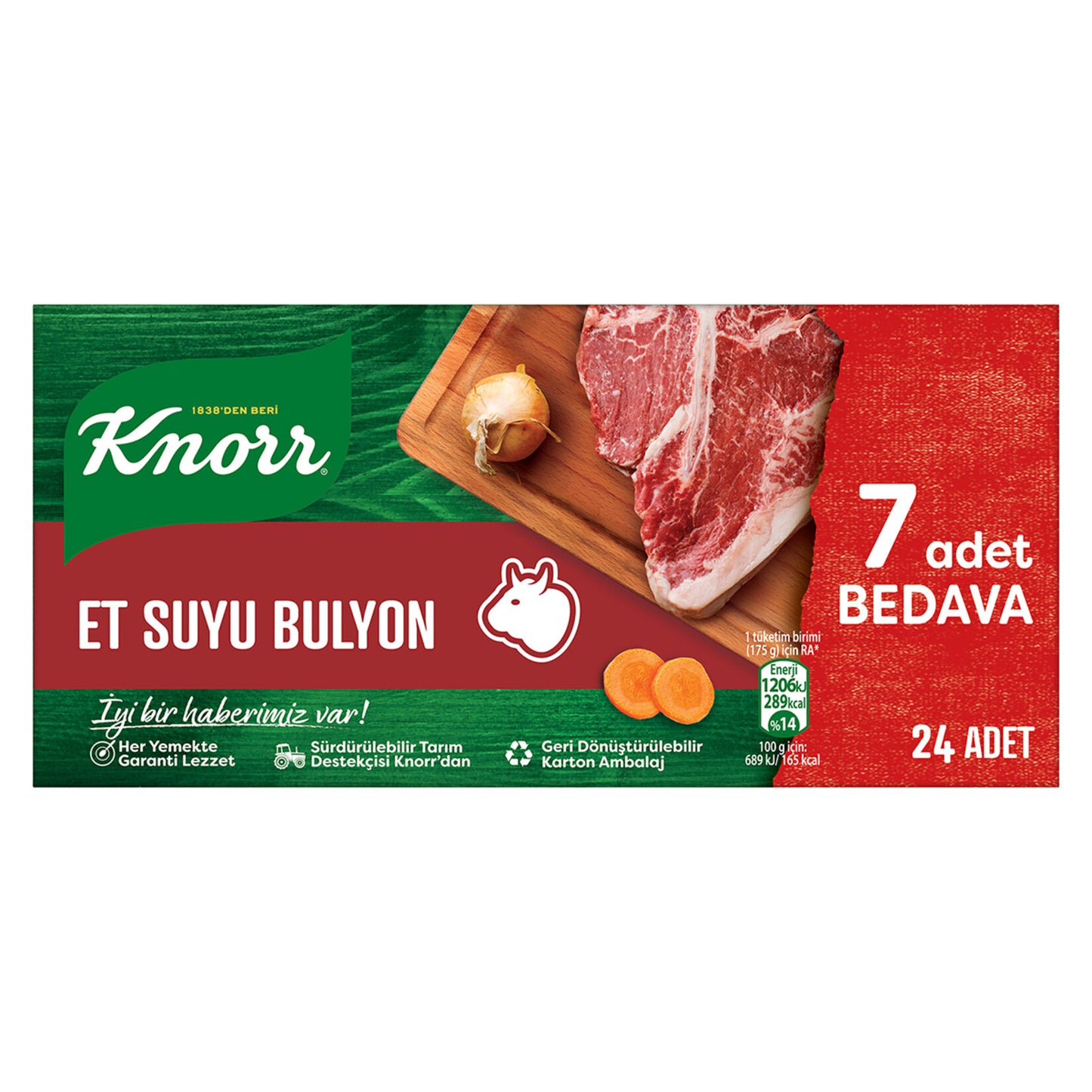 Knorr Et Suyu Bulyon 24 Adet 240 G