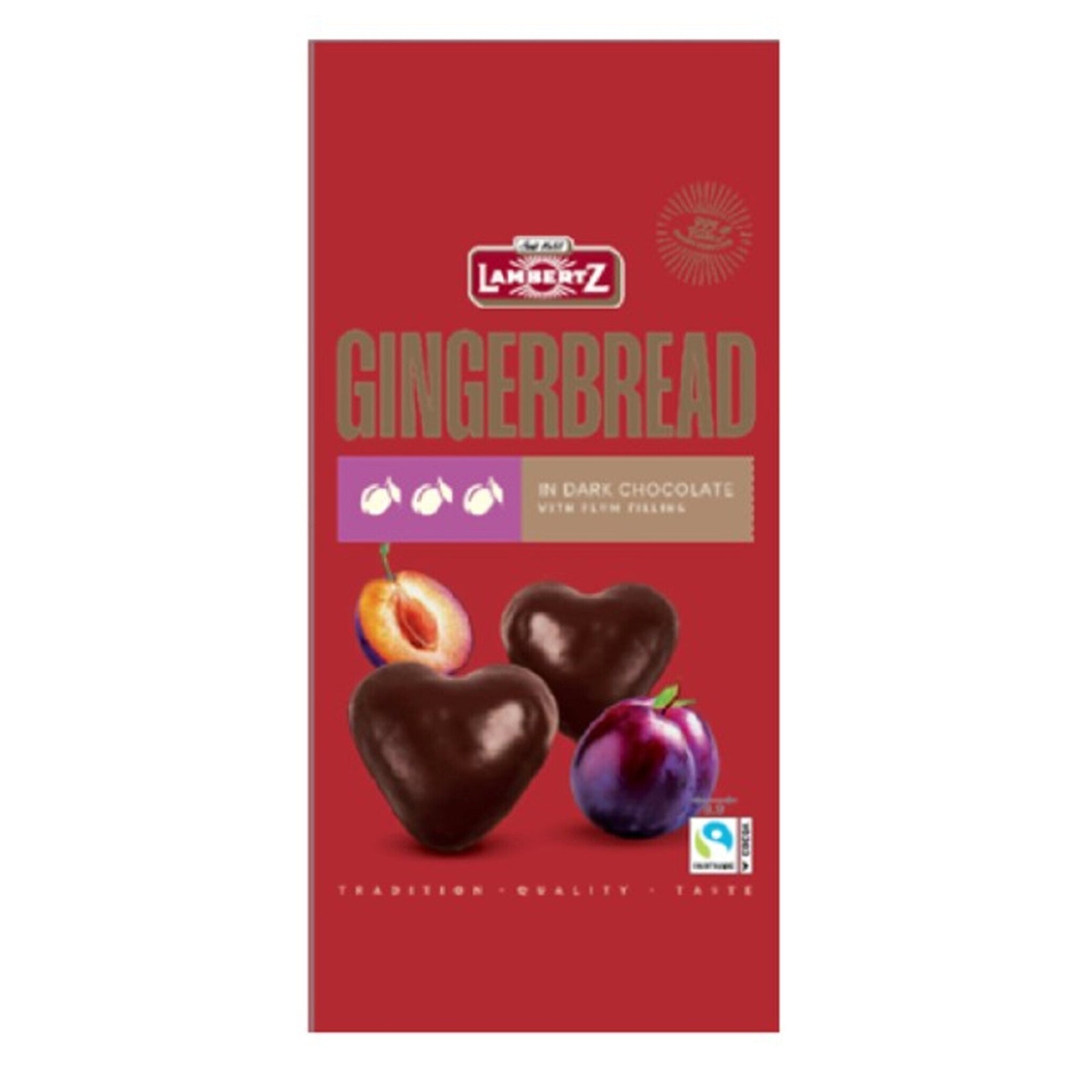 Lambertz Elma & Erik Dolgulu Bitter Çikolata Kurabiye 150 G