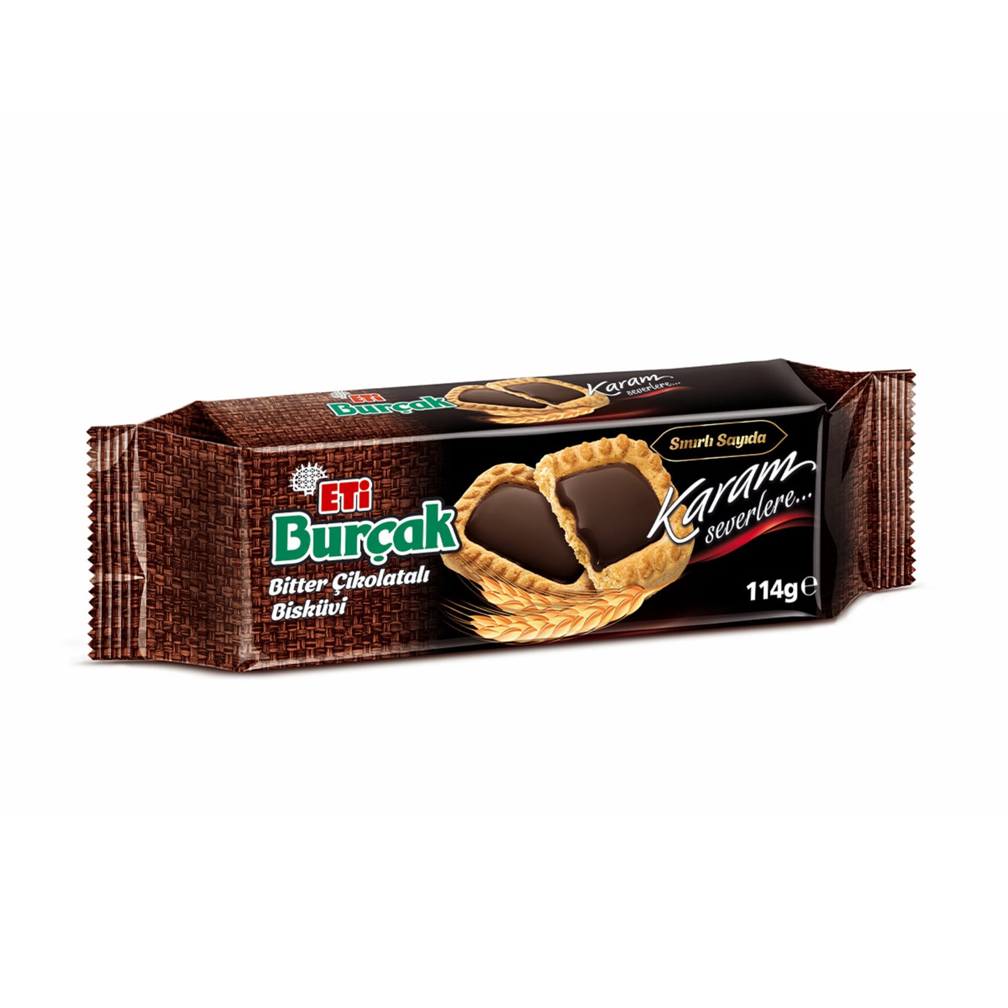 Eti Burçak Dark Chocolate Oat Biscuit (Bitter Çikolatalı Yulaflı Bisküvi) 114 G
